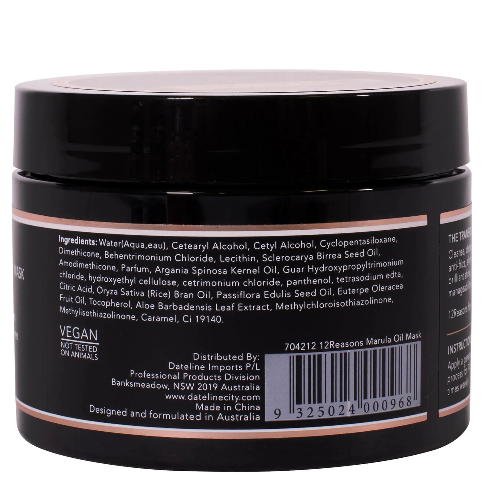 12Reasons Marula Oil Mask 250ml - Image 3