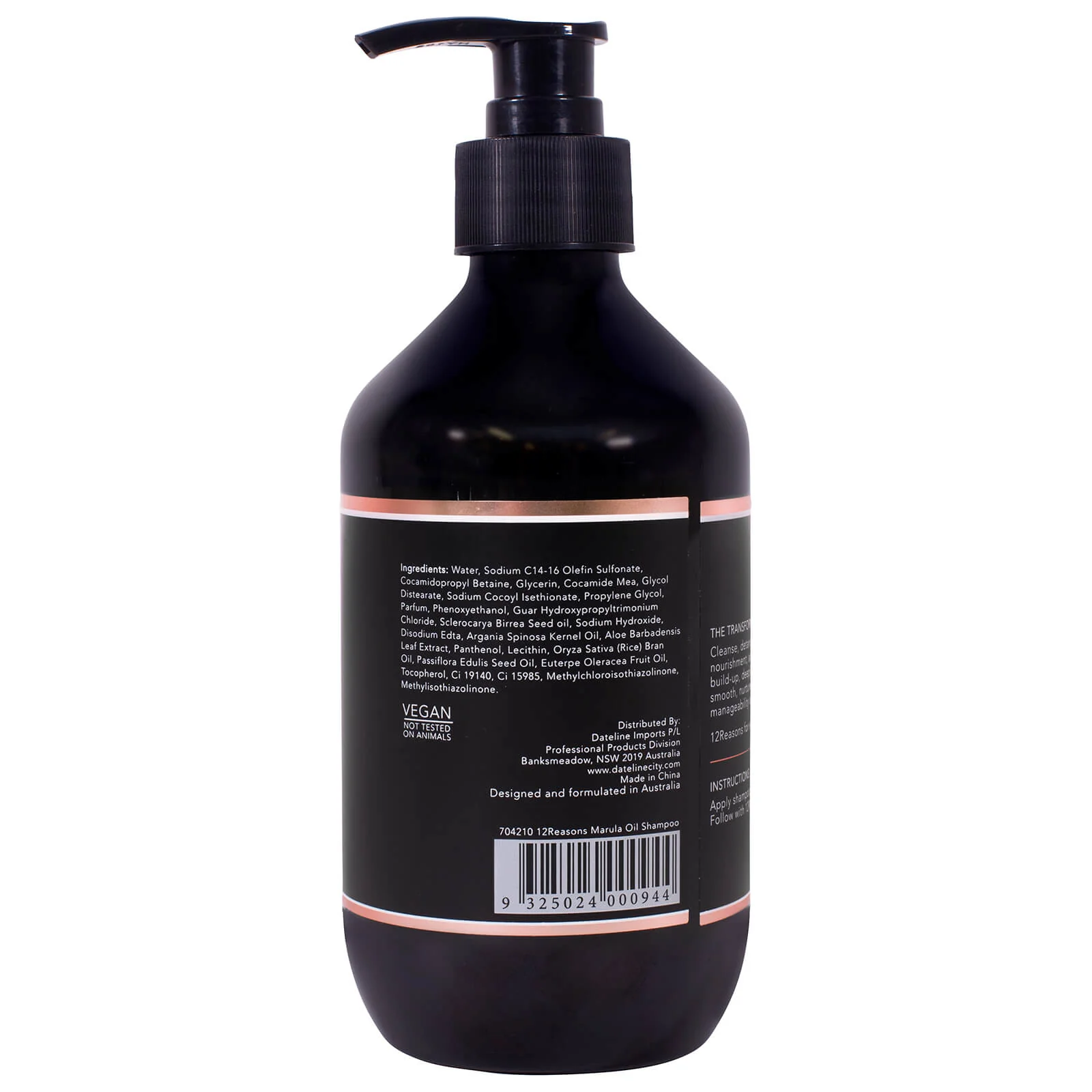 12Reasons Marula Oil Shampoo 400ml - Image 3