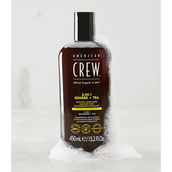 American Crew 3-In-1 Energizing Ginger + Tea 450ml - Image 3