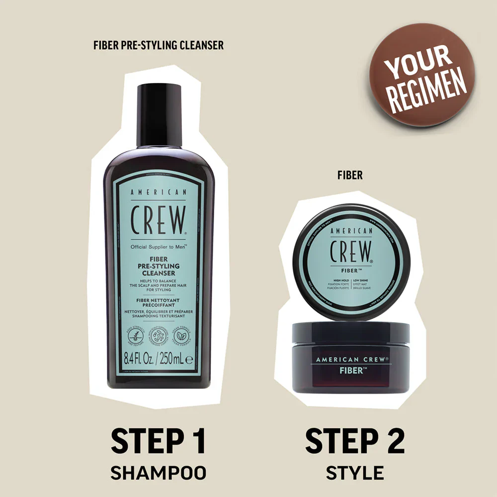 American Crew Fiber & Pre-Styling Shampoo + Bonus Socks - Image 2