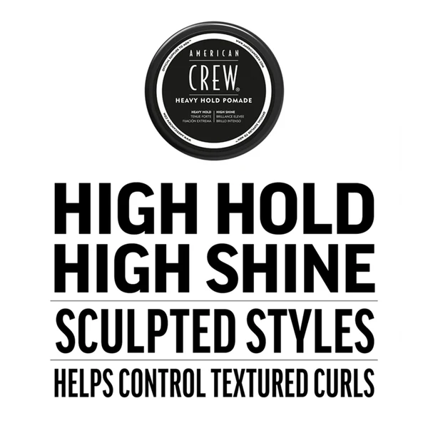 American Crew Heavy Hold Pomade 85g - Image 5