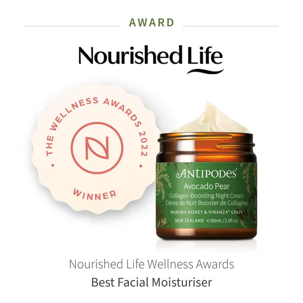 Antipodes Avocado Pear Collagen-Boosting Night Cream 60ml - Image 4