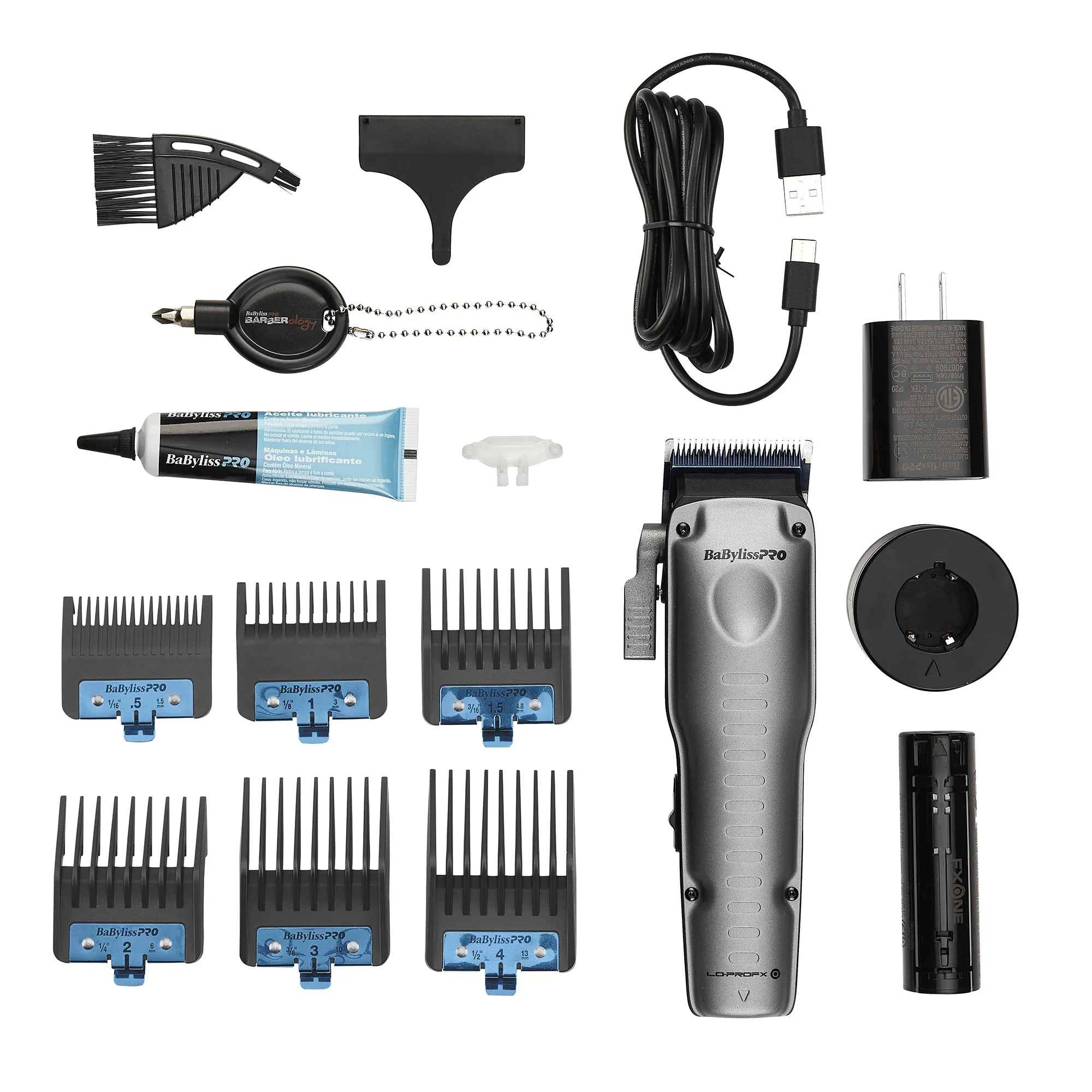 BaBylissPRO FXONE Clipper - LoPro Gunmetal - Image 4