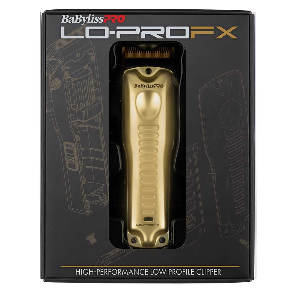 BaBylissPRO Lo-ProFX Clipper - Gold Cord/Cordless - Image 2