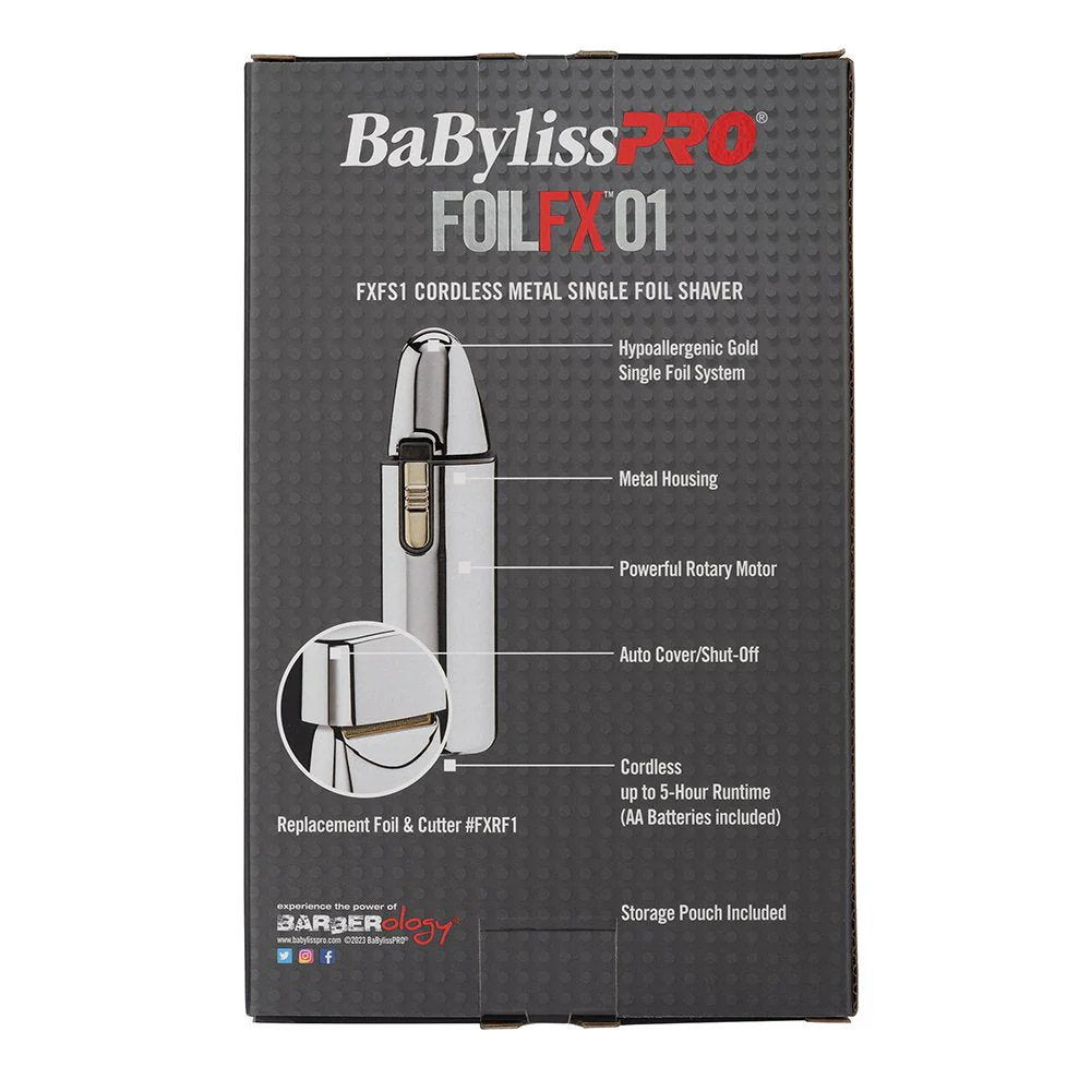BaBylissPRO Silver Single Foil Shaver - Image 4
