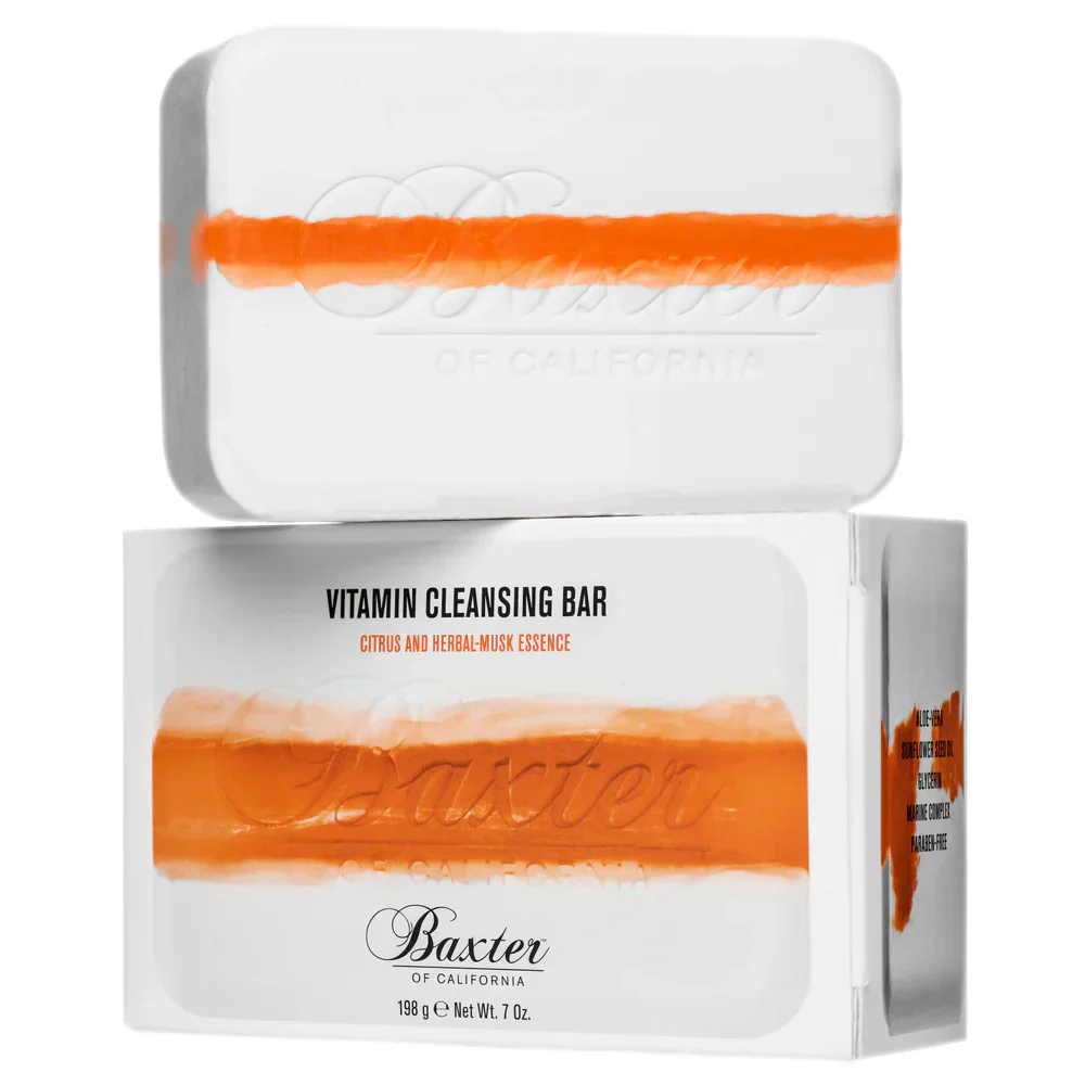 Baxter Of California Vitamin Cleansing Bar Citrus & Herbal Musk 198g - Image 4