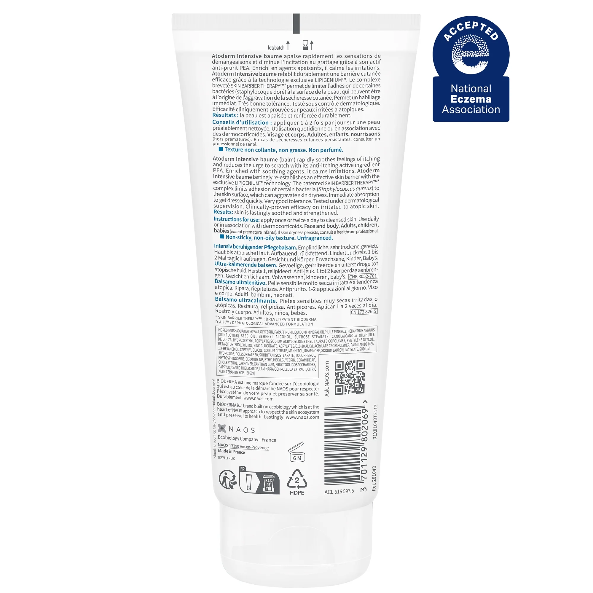 Bioderma Atoderm Ultra-Soothing Balm - Very Dry Skin 200ml - Image 3