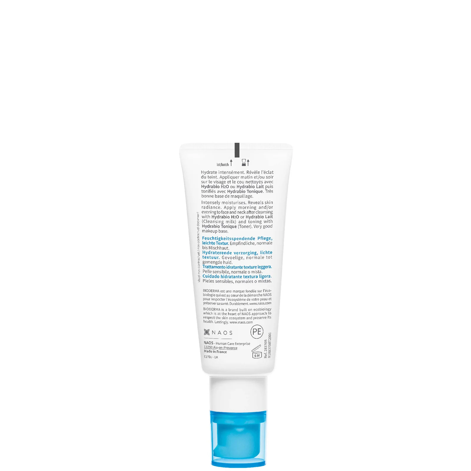 Bioderma Hydrabio Light Moisturising Cream Dehydrated Skin 40ml - Image 3