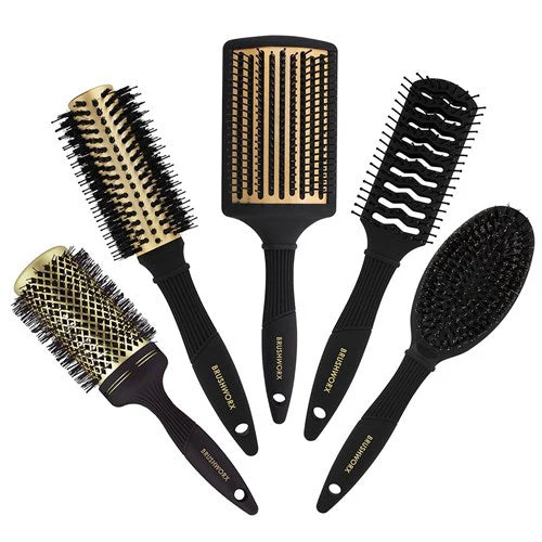 Brushworx Gold Ceramic Radial Brush Porcupine - 45mm Small - Image 3