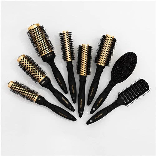 Brushworx Gold Ceramic Radial Brush Porcupine - 45mm Small - Image 4