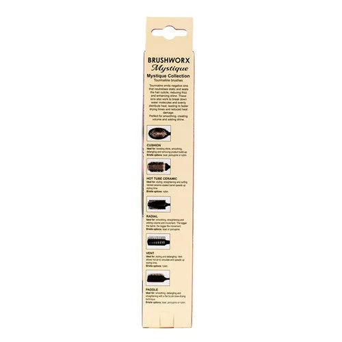 Brushworx Mystique Tourmaline Boar Radial - XSmall 35mm - Image 2