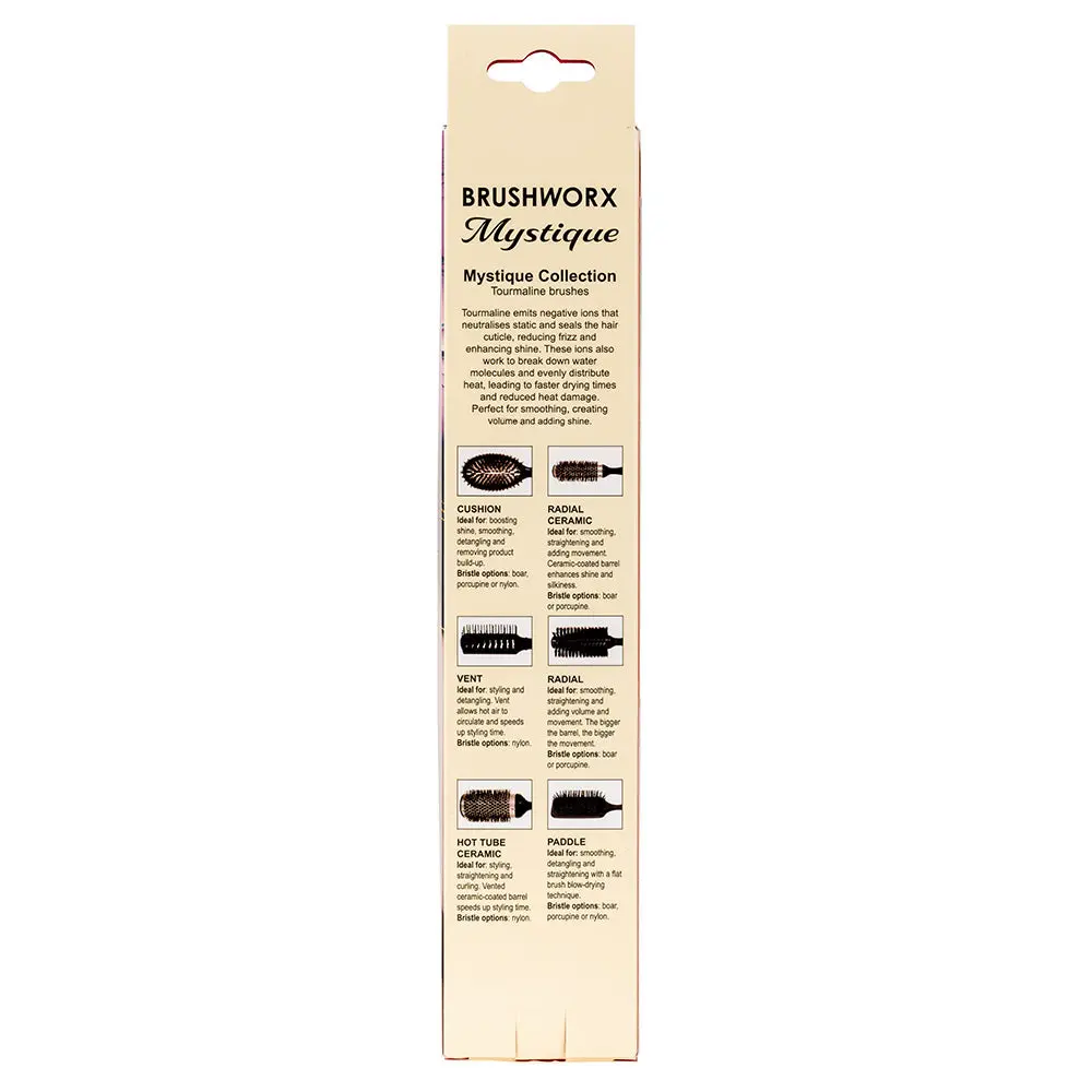 Brushworx Mystique Tourmaline Radial Hot Tube - Medium 55mm - Image 2