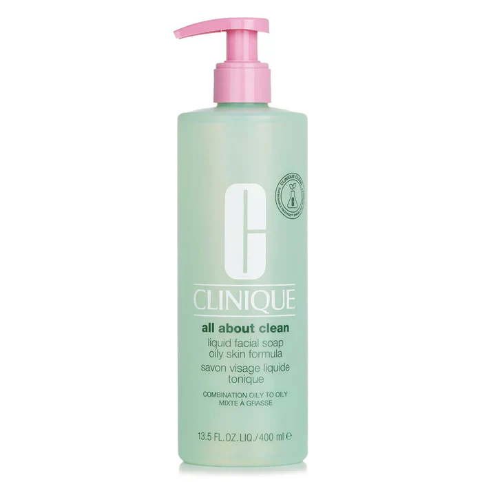 Clinique All About Clean Liquid Facial Soap Oily Skin Formula 400ml