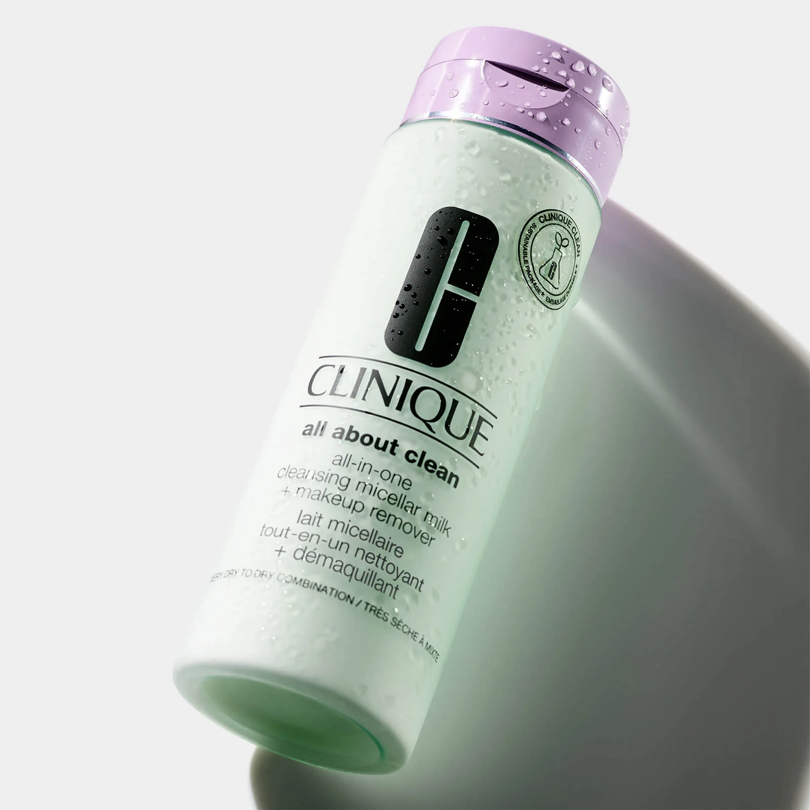 Clinique All in One Cleansing Micellar Milk for Dry/Combination Skin 200ml - Image 3