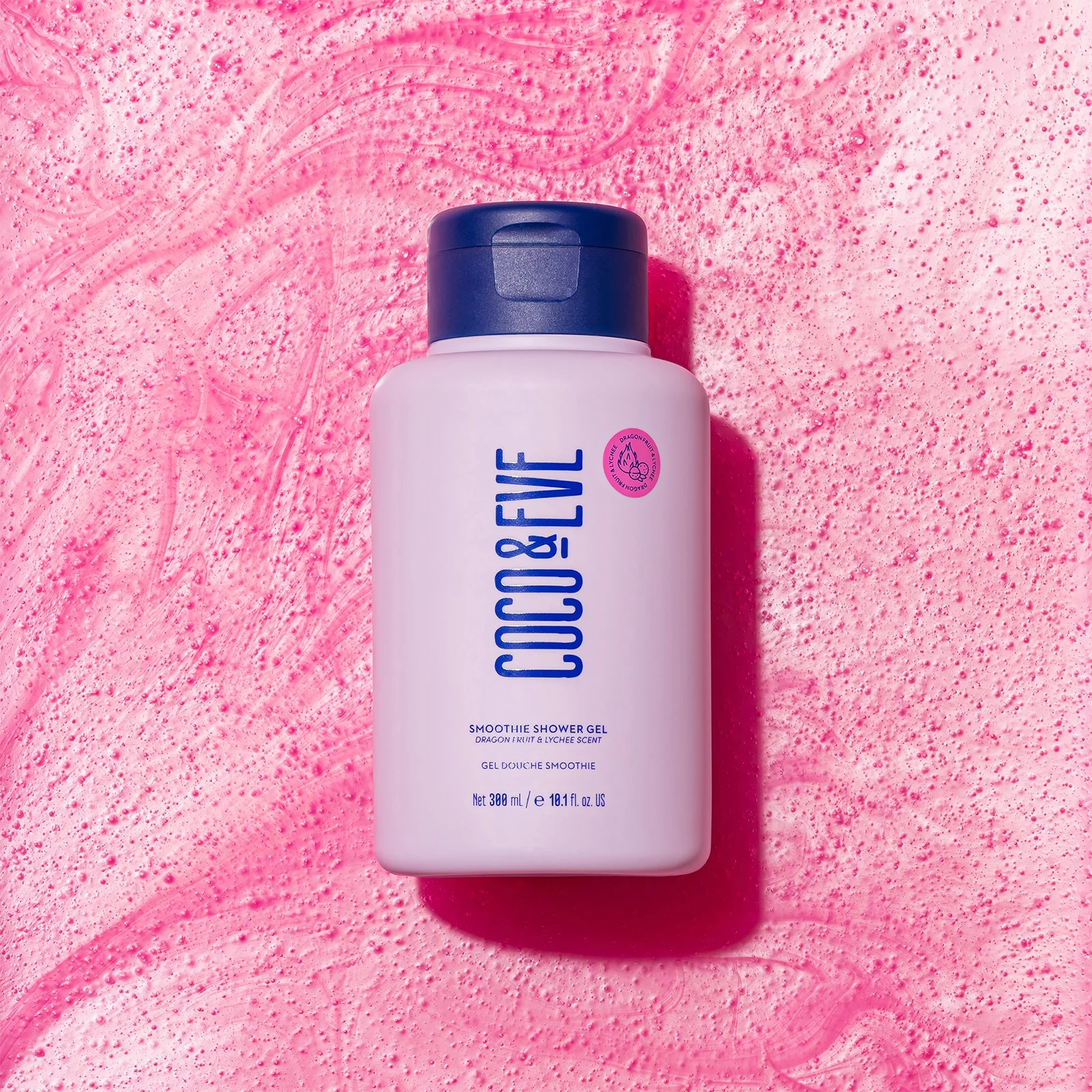 Coco & Eve Glow Figure Smoothie Shower Gel Dragon Fruit & Lychee - Image 3