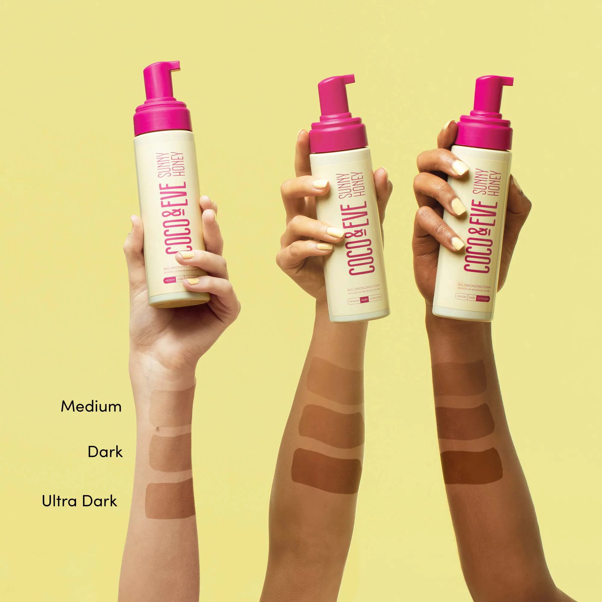 Coco & Eve Sunny Honey Bali Bronzing Foam 50ml - Medium - Image 3