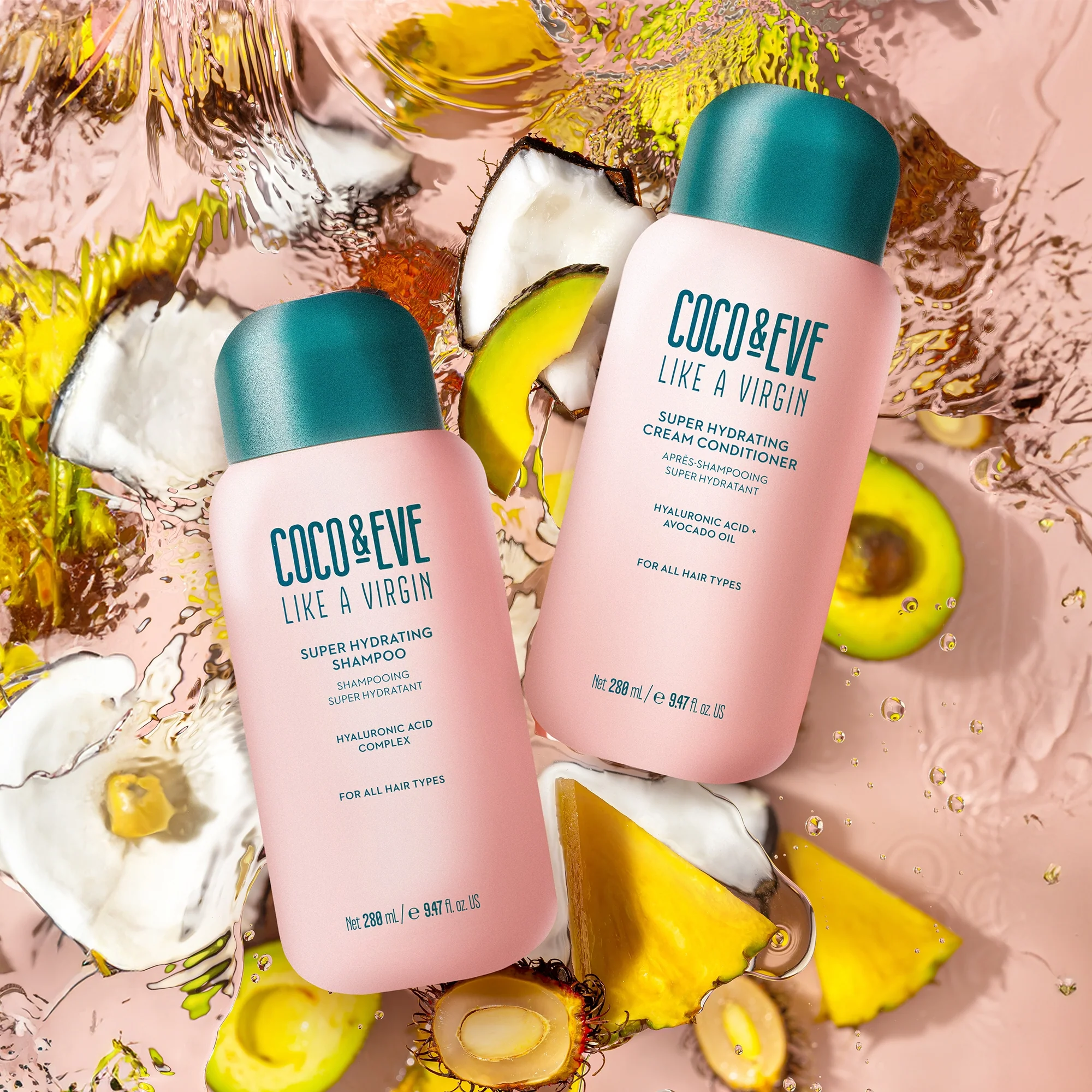 Coco & Eve Super Hydrating Cream Conditioner 280ml - Image 3