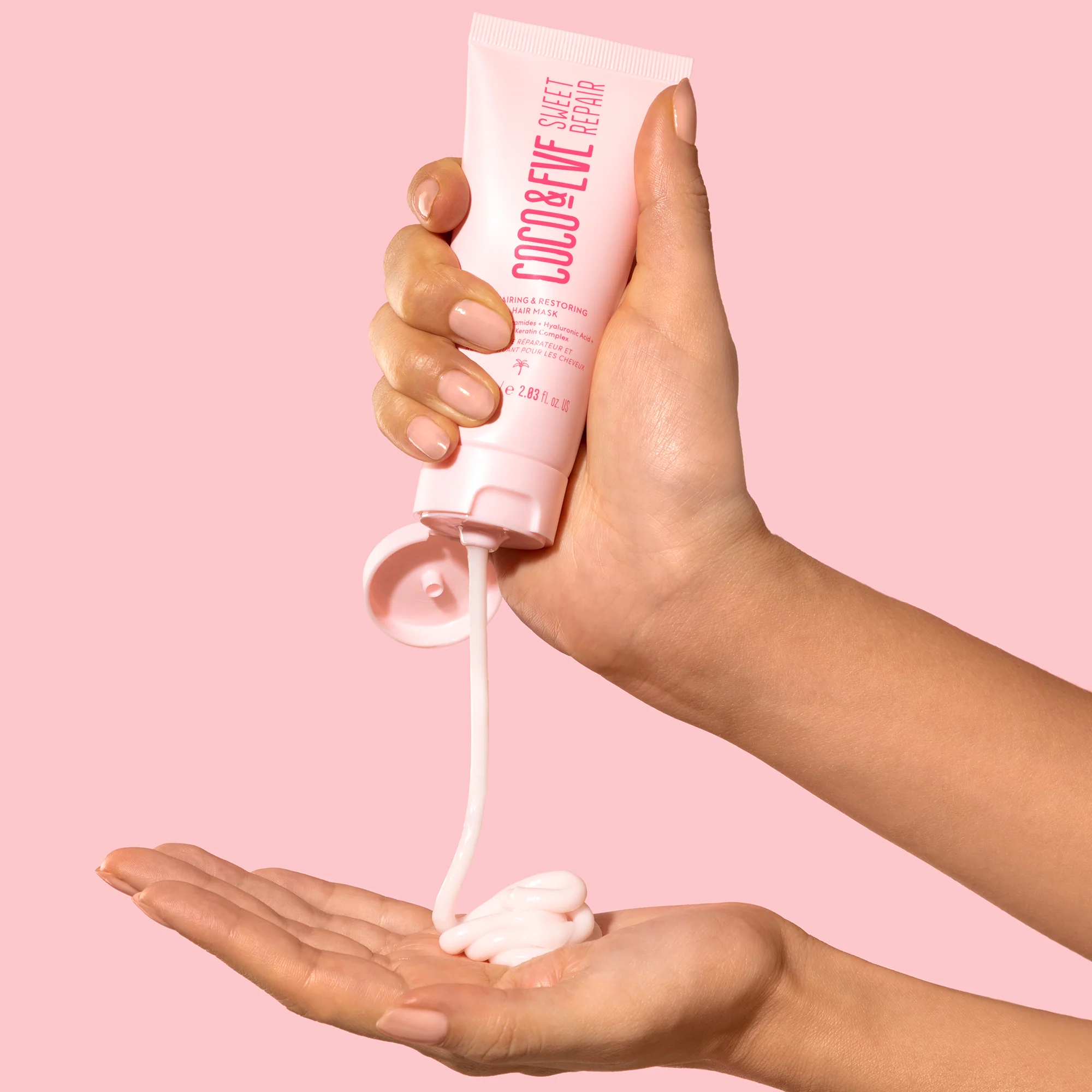 Coco & Eve Travel Sized Sweet Repair Hair Masque 60ml - Image 2