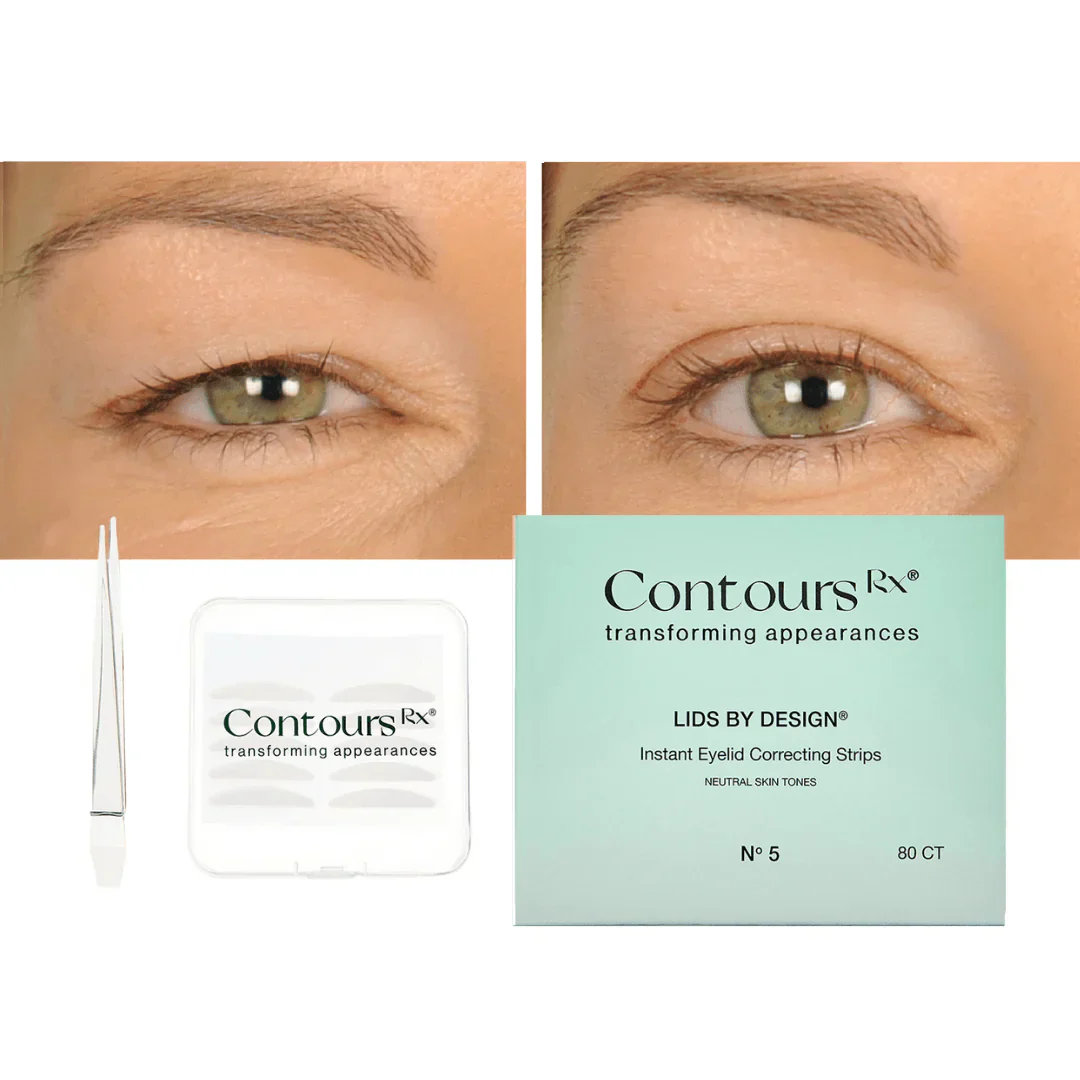 Contours Rx Lids by Design 5mm Eye Lift Strips - 80 Pack