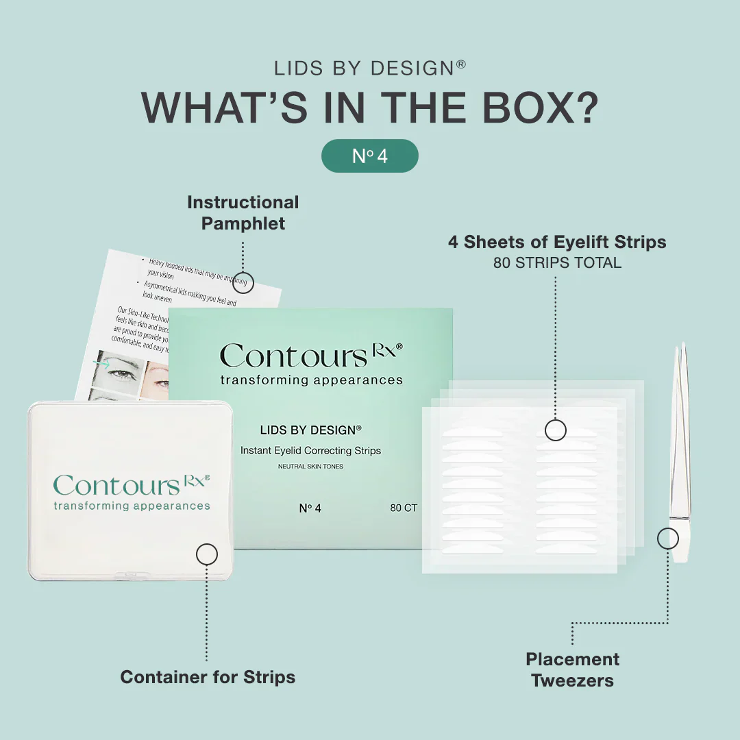 Contours Rx Lids by Design 6mm Eye Lift Strips - 80 Pack - Image 14
