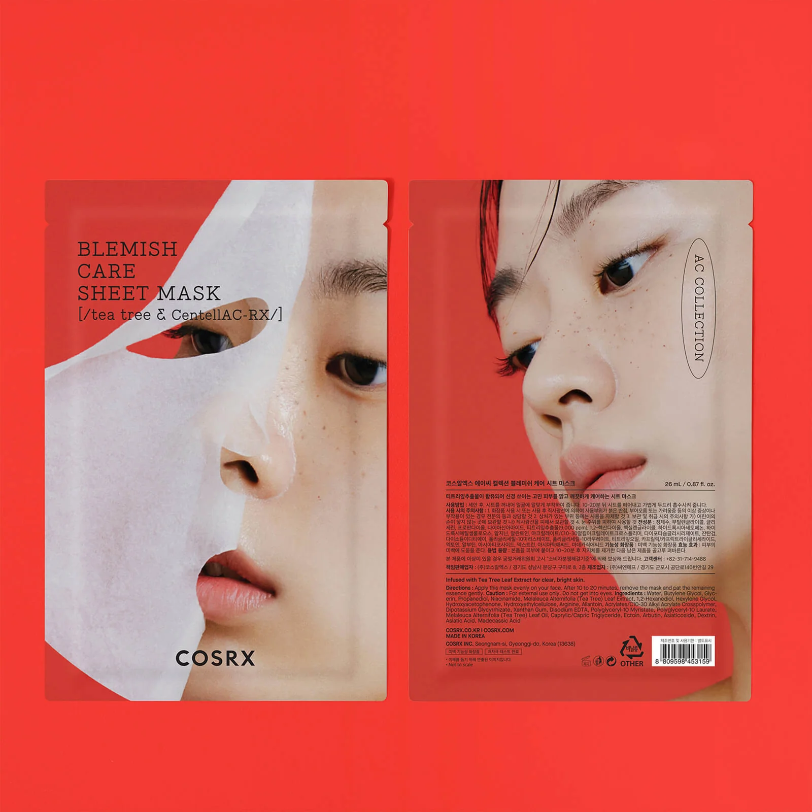 COSRX AC Collection Blemish Care Sheet Mask (26 Masks) - Image 2