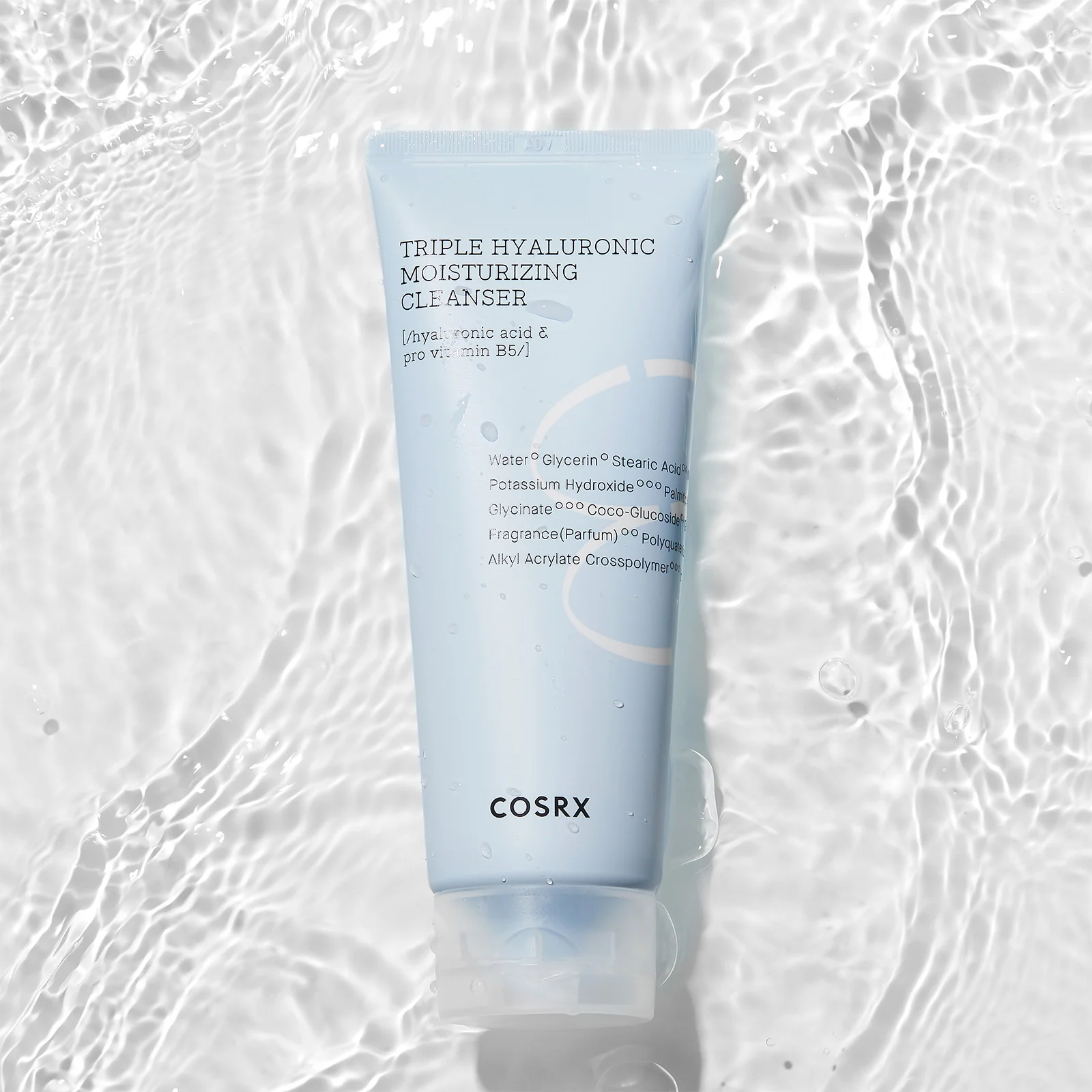 COSRX Hydrium Triple Hyaluronic Moisturising Cleanser 150ml - Image 2