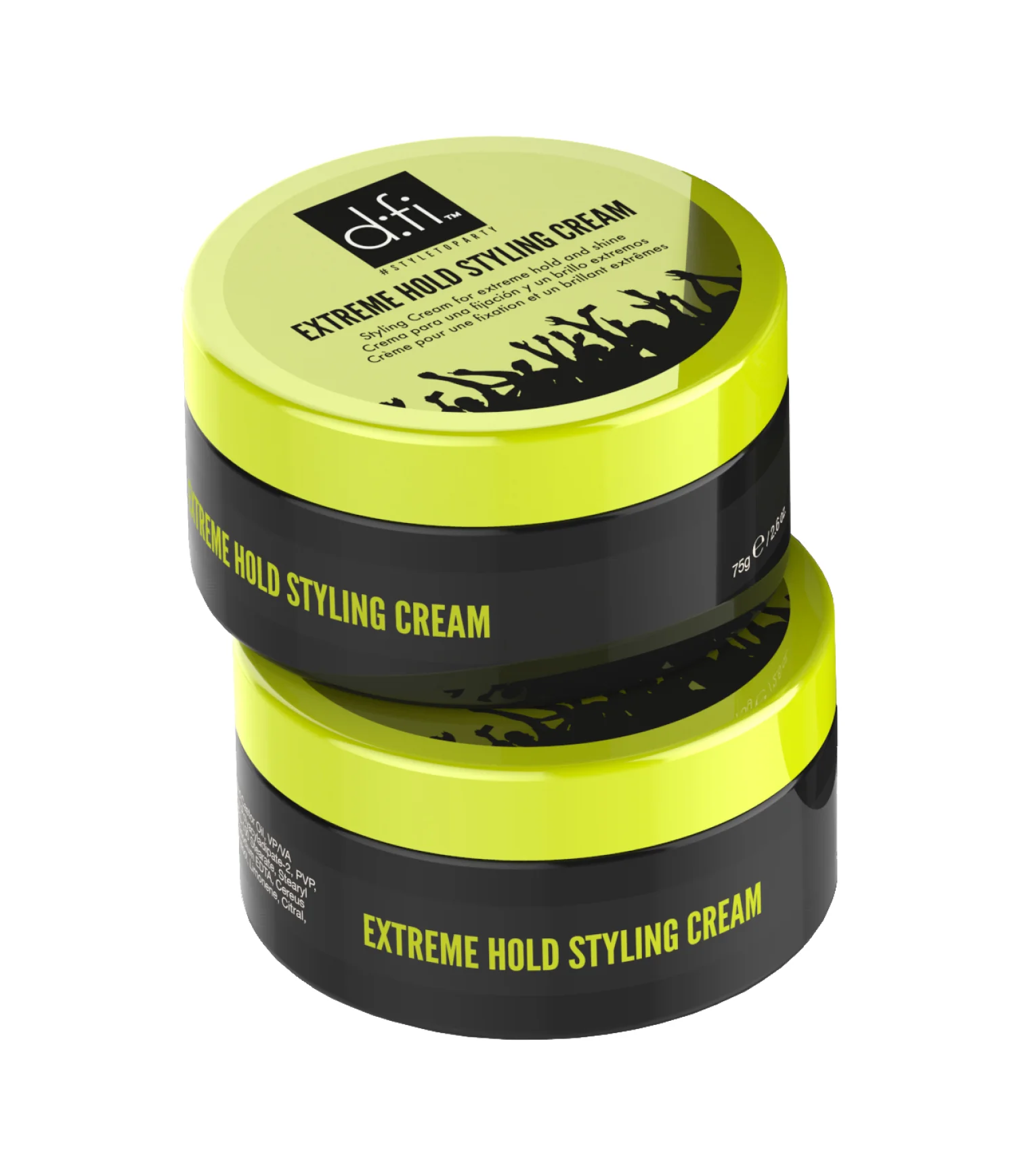 D:Fi Extreme Hold Styling Cream 75g - Image 2