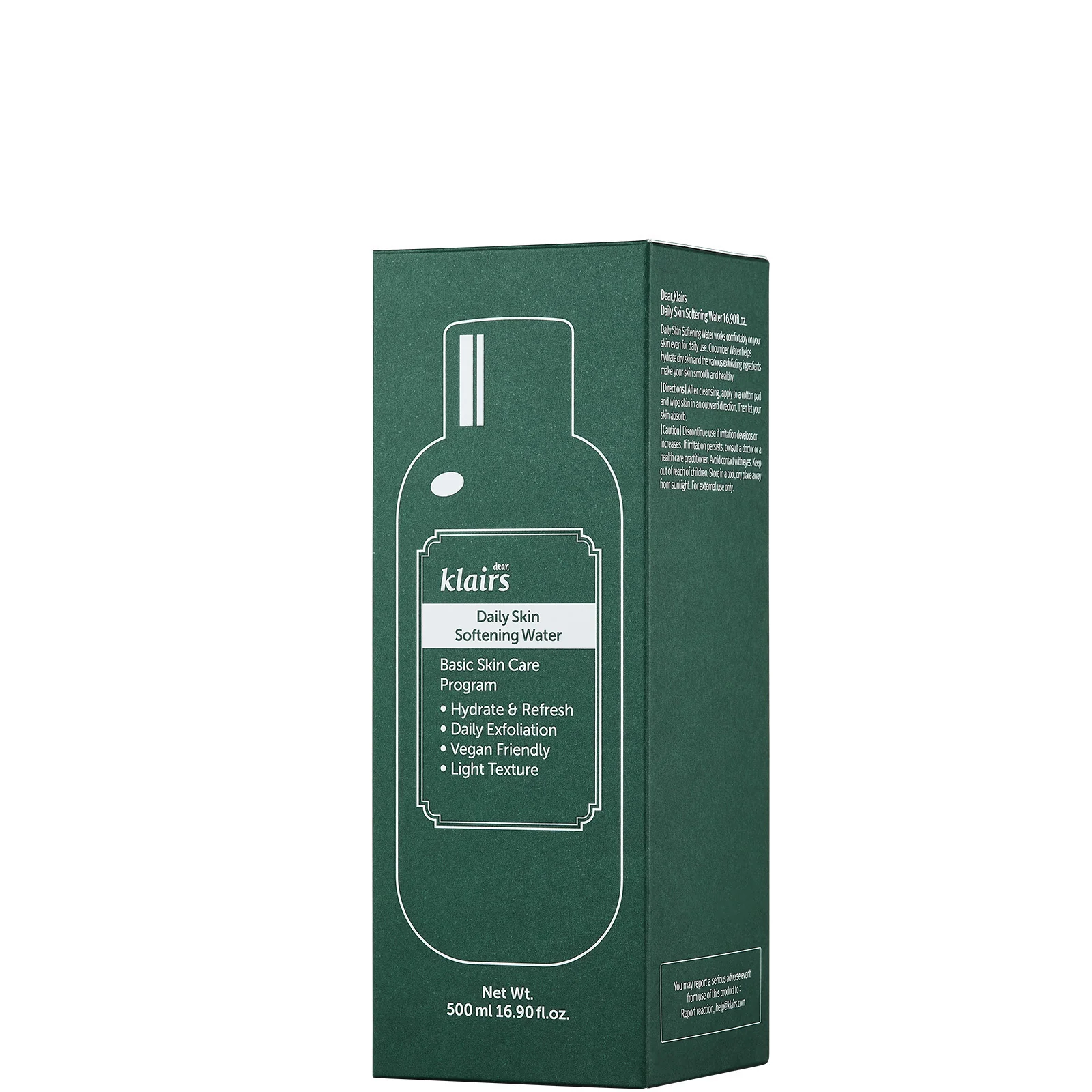 Dear, Klairs Daily Skin Softening Water 500ml - Image 3