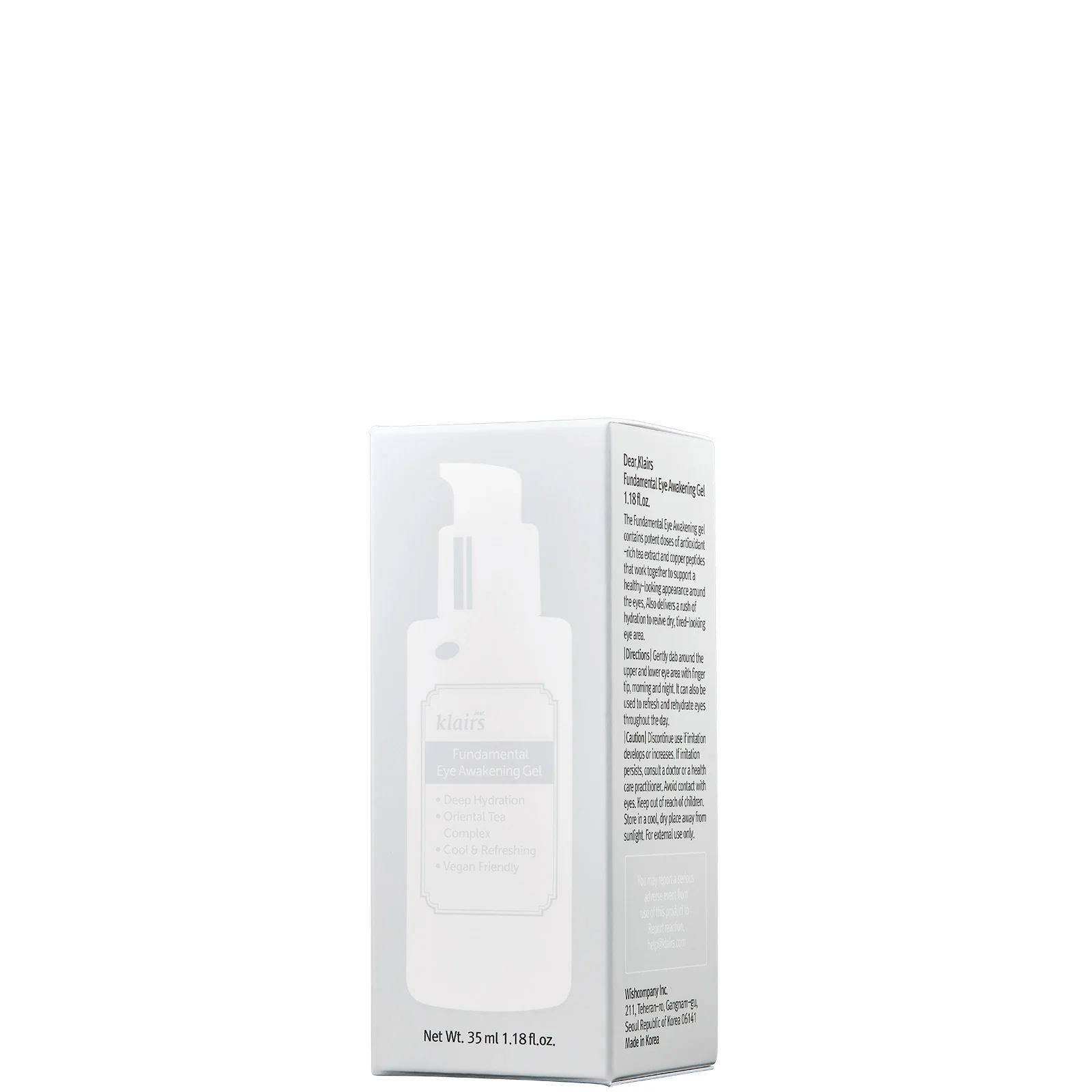Dear, Klairs Fundamental Eye Awakening Gel 35ml - Image 2