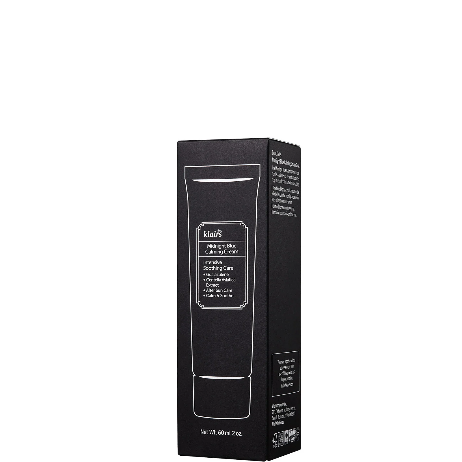 Dear, Klairs Midnight Blue Calming Cream 60ml - Image 3