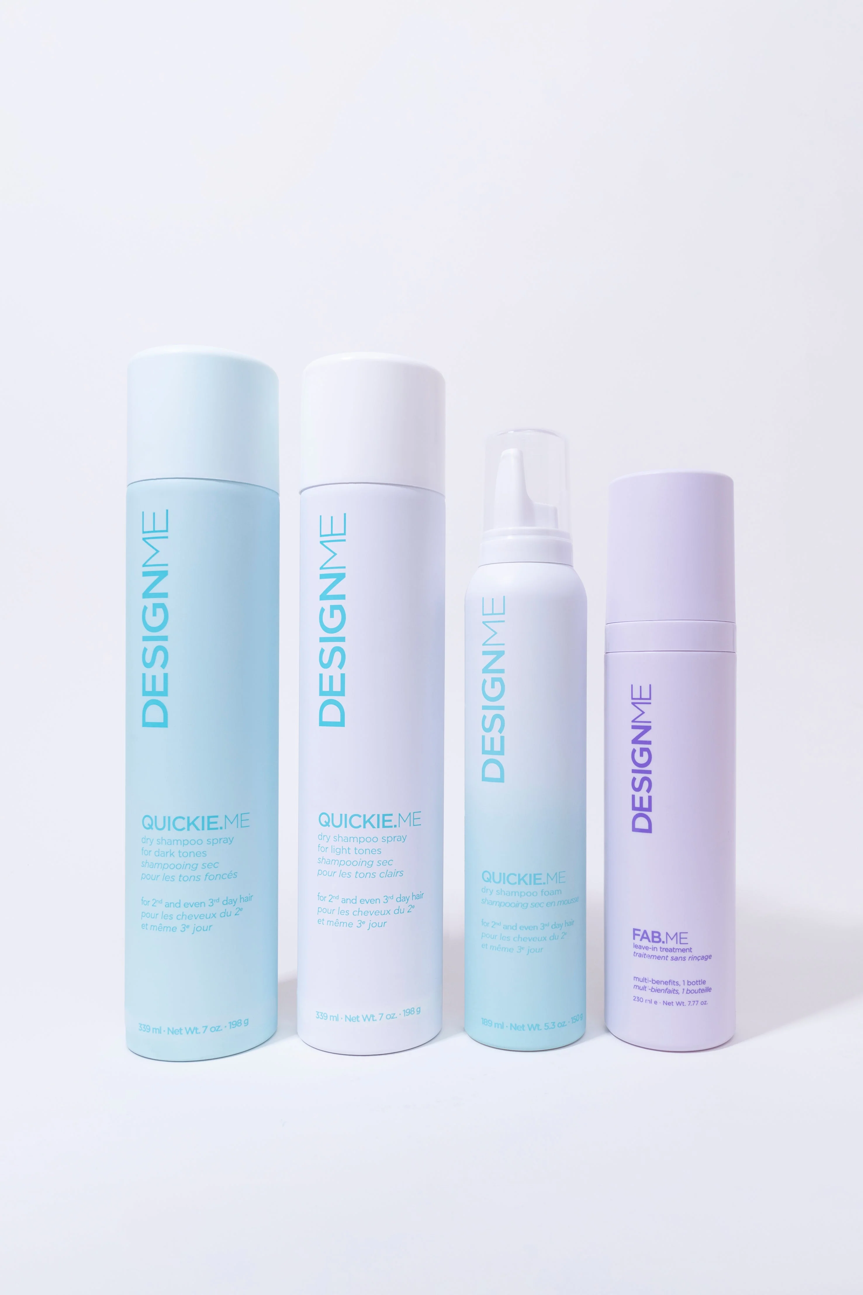 Design.ME Quickie Me Dry Shampoo Brunette & Darker Tones 96ml - Image 3