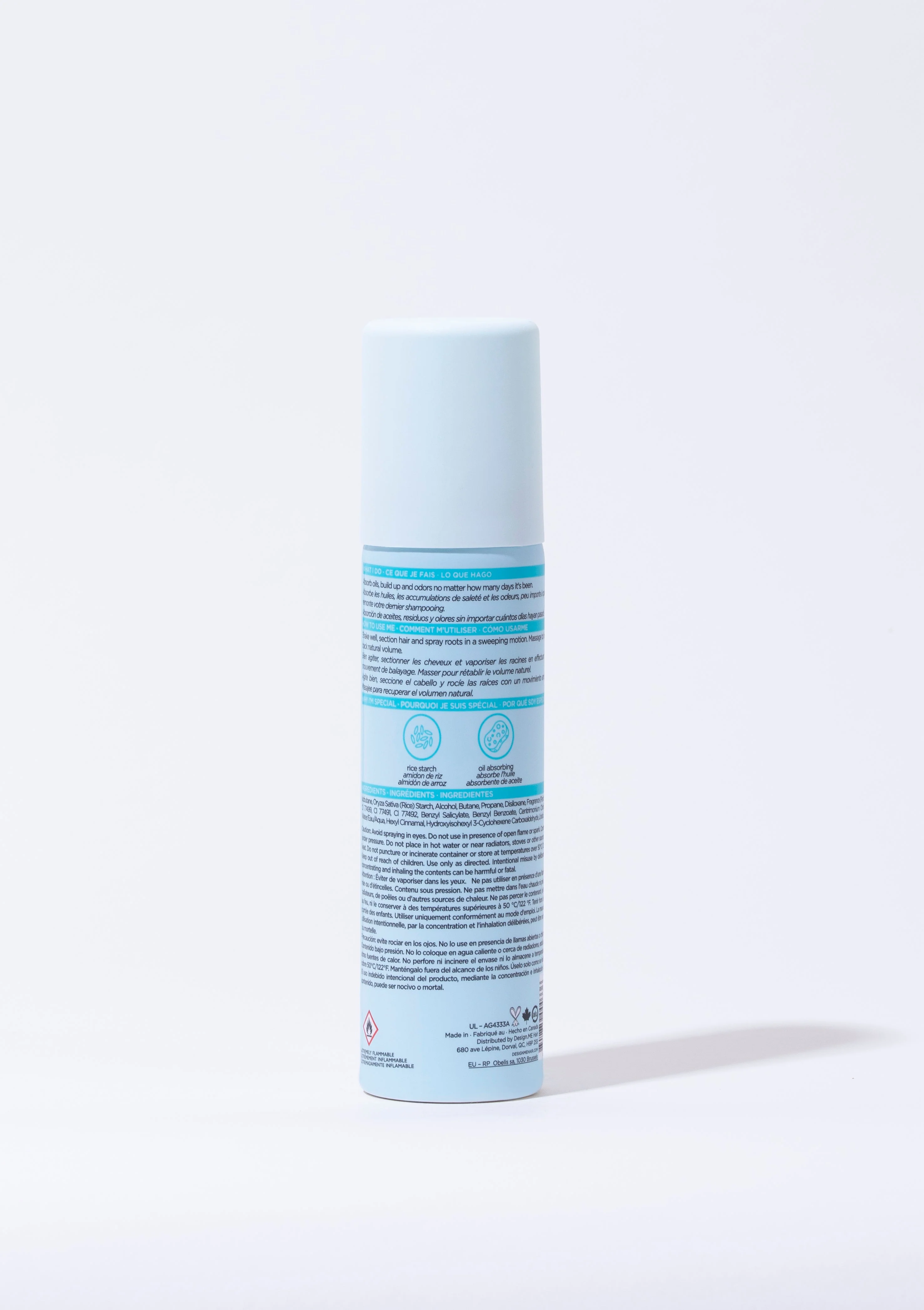 Design.ME Quickie Me Dry Shampoo Brunette & Darker Tones 96ml - Image 7