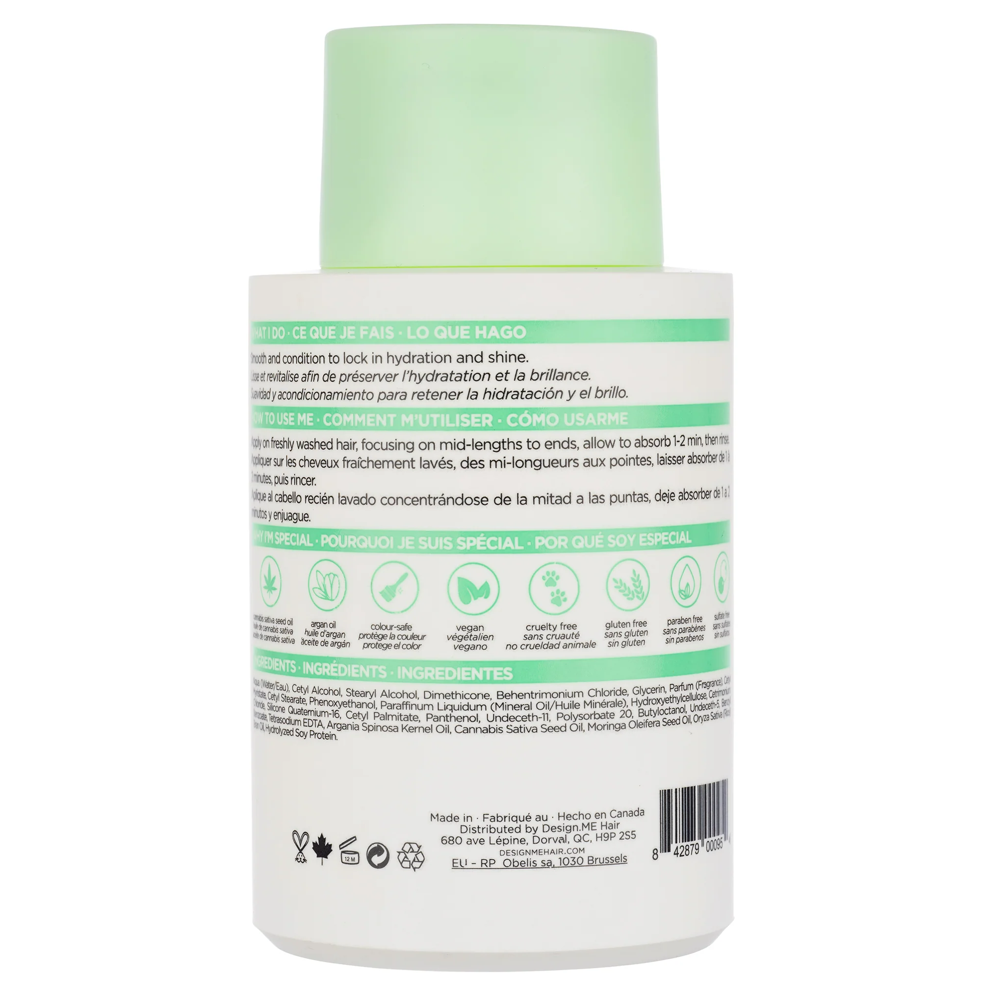 Design.ME Gloss Me Hydrating Conditioner 300ml - Image 2