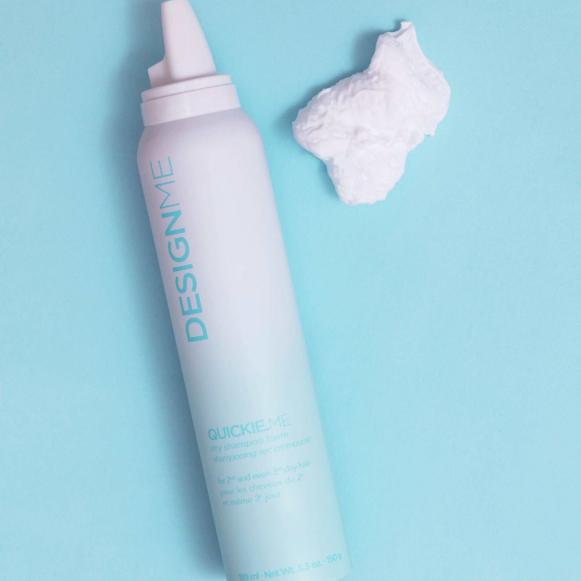 Design.ME Quickie Me Foam Dry Shampoo Everyday Refresher 189ml - Image 3