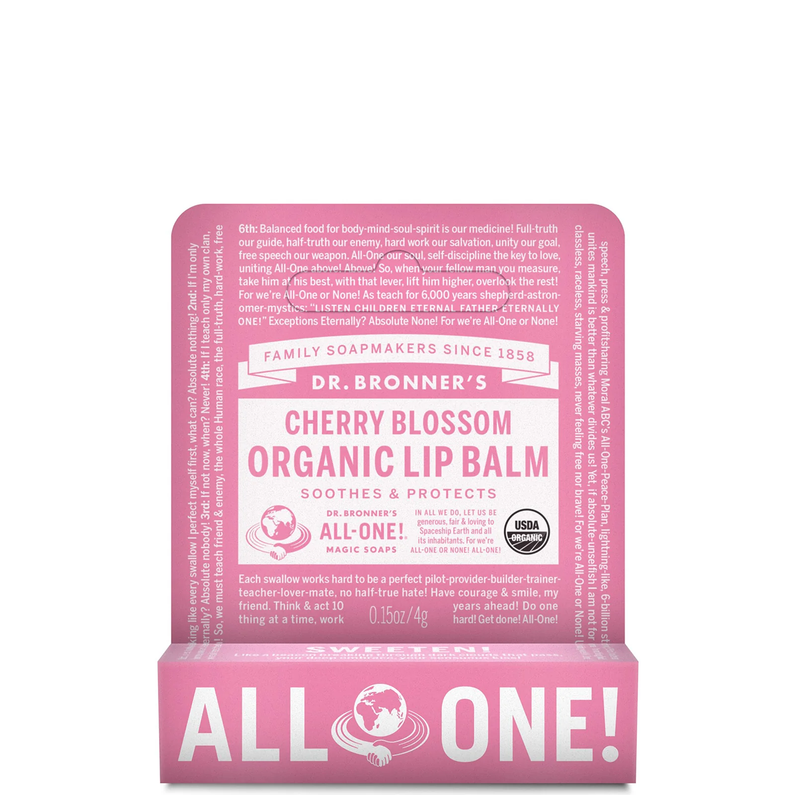 Dr. Bronner's Organic Lip Balm - Cherry Blossom - Image 2