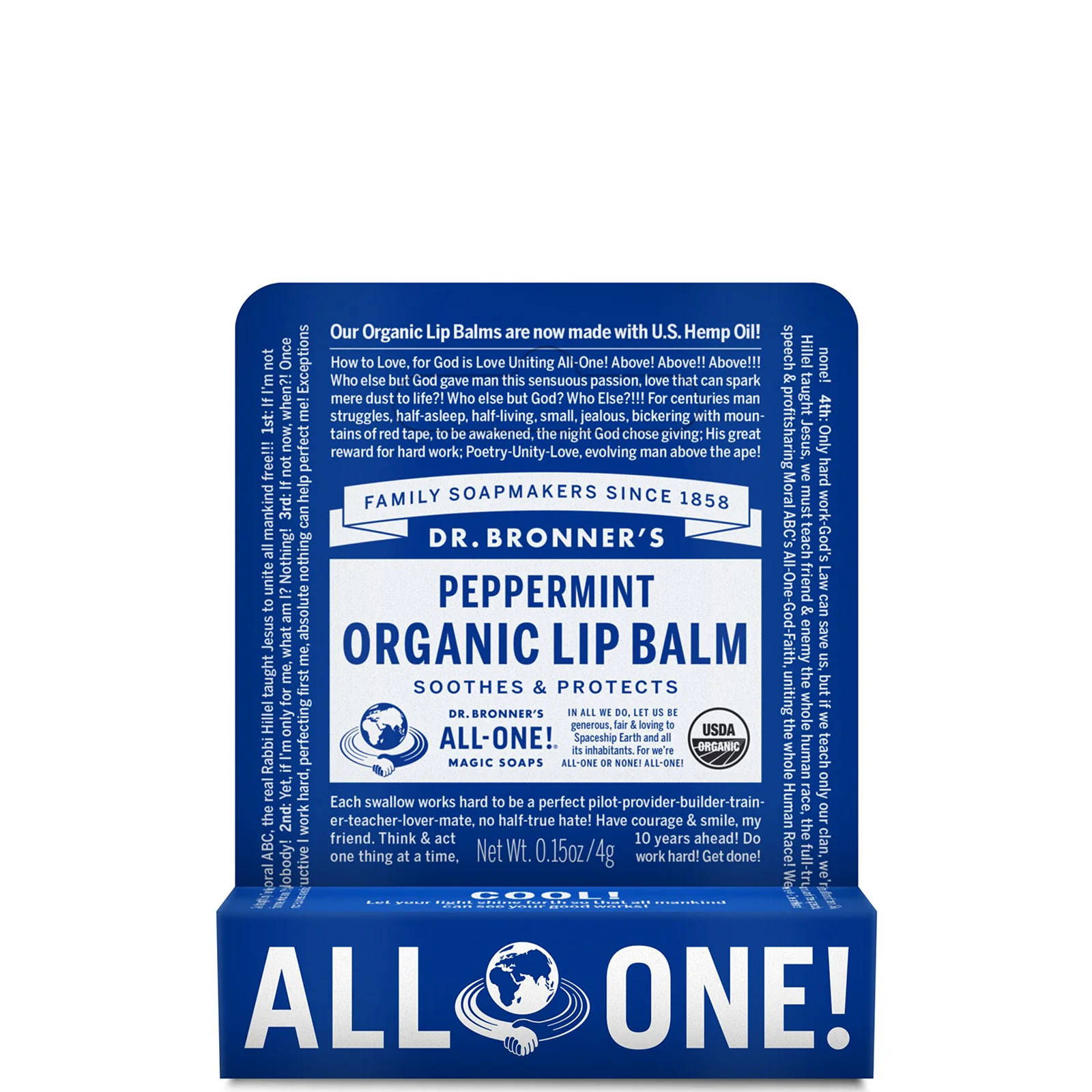 Dr. Bronner's Organic Lip Balm - Peppermint - Image 2
