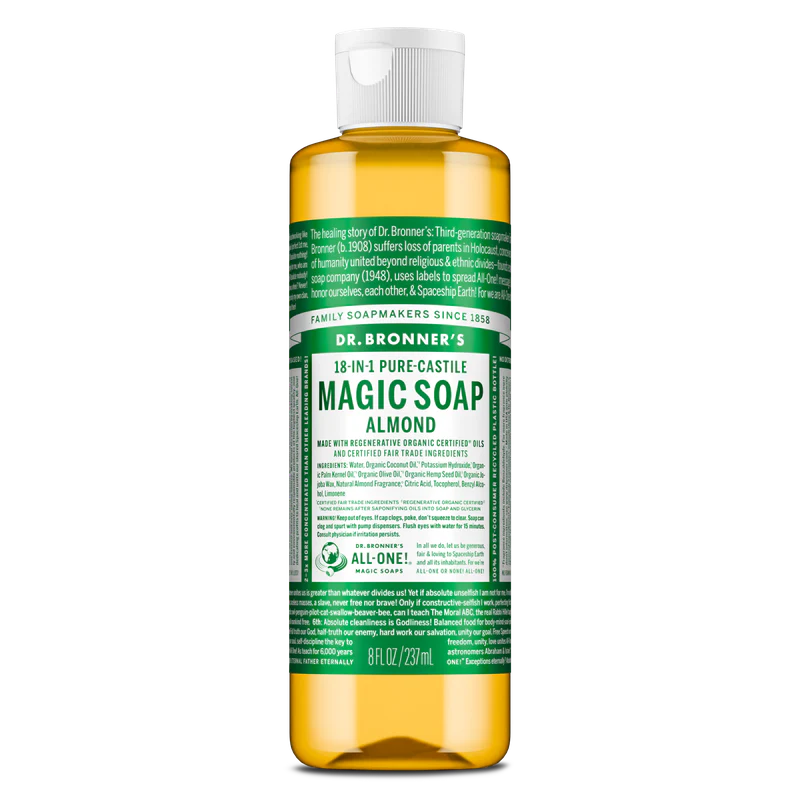 Dr. Bronner's Pure Castile Liquid Soap - Almond 237ml