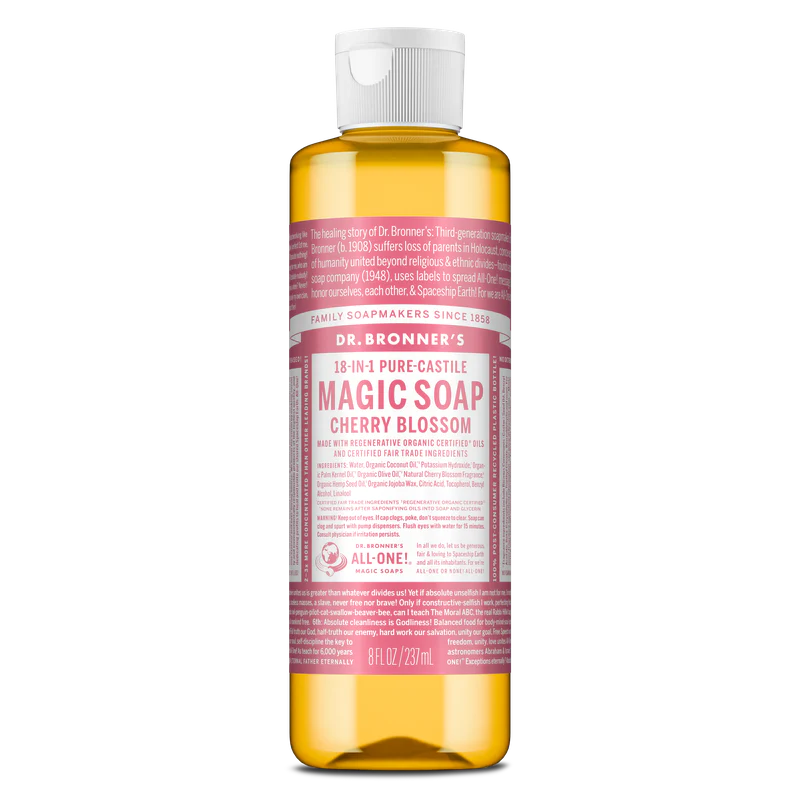 Dr. Bronner's Pure Castile Liquid Soap - Cherry Blossom 237ml