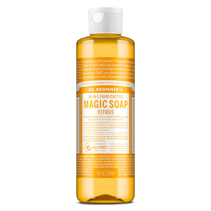 Dr. Bronner's Pure Castile Liquid Soap - Citrus 237ml