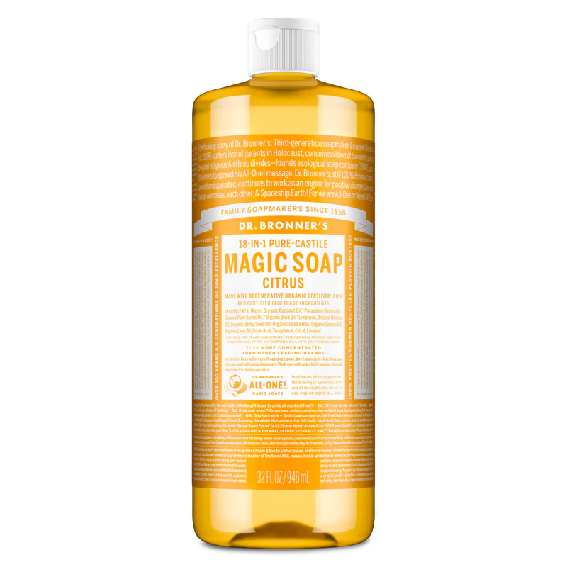 Dr. Bronner's Pure Castile Liquid Soap - Citrus 946ml
