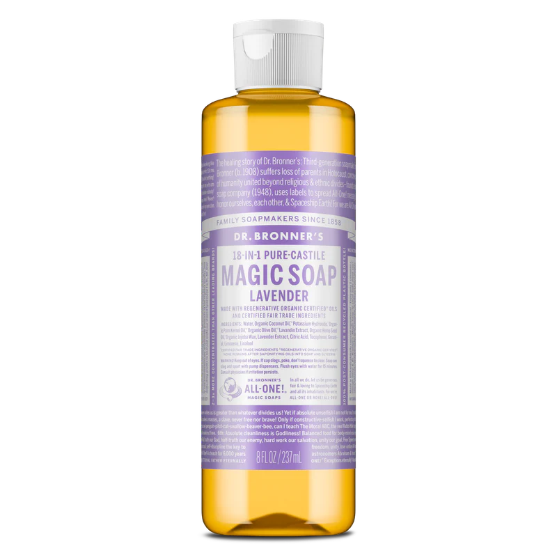 Dr. Bronner's Pure Castile Liquid Soap - Lavender 237ml