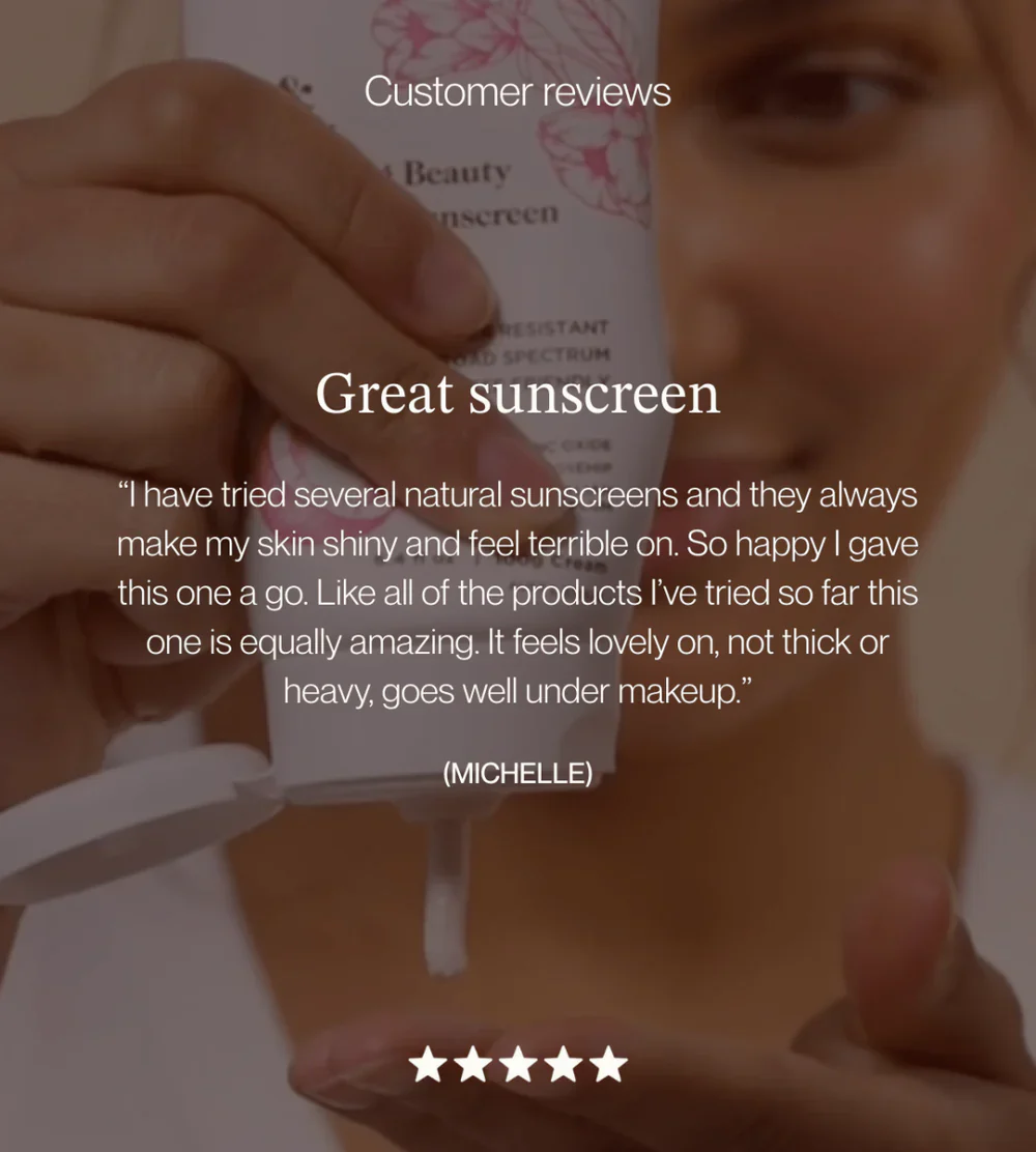 Edible Beauty Basking Beauty Natural Sunscreen SPF50 100g - Image 5