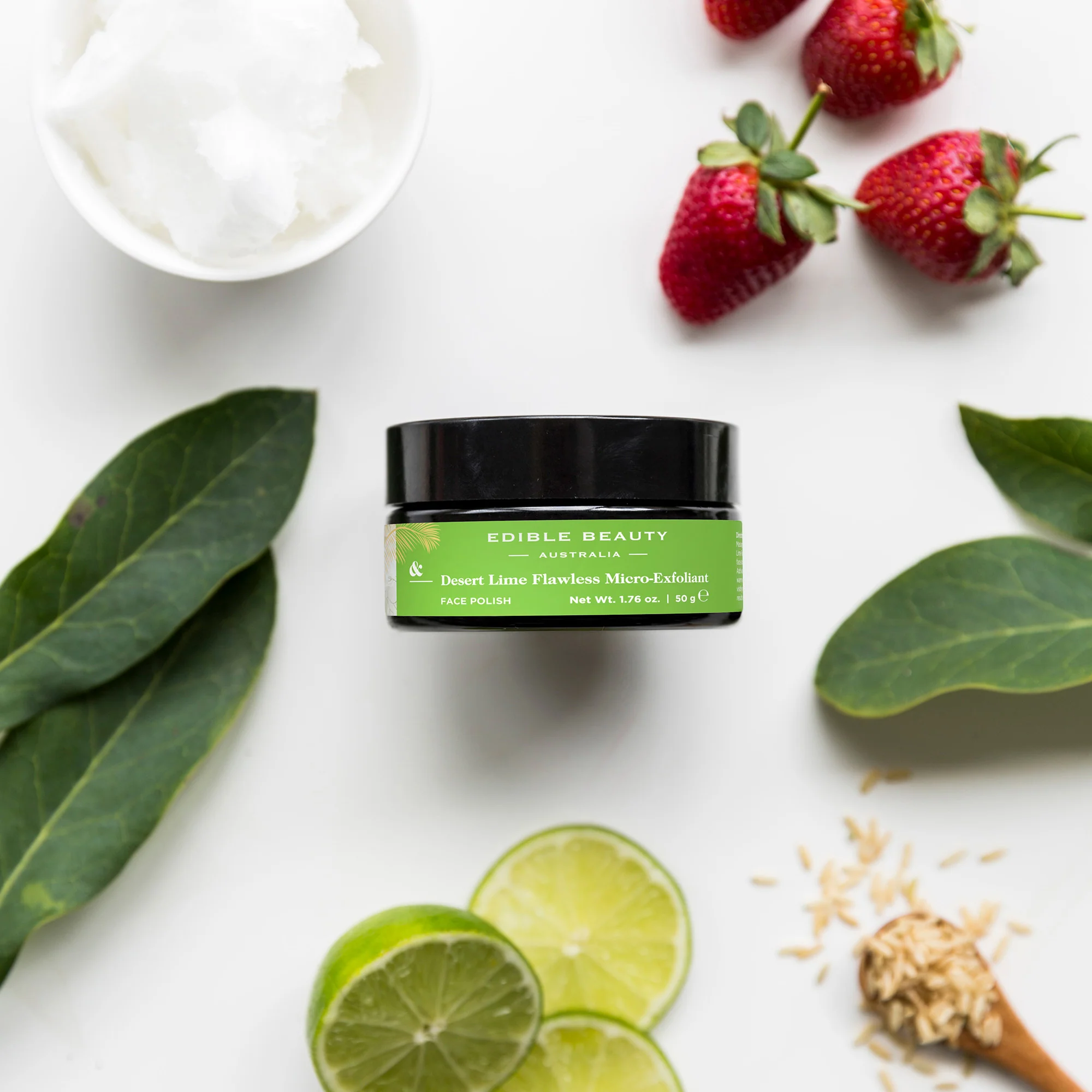 Edible Beauty & Desert Lime Flawless Micro Exfoliant 50g - Image 3