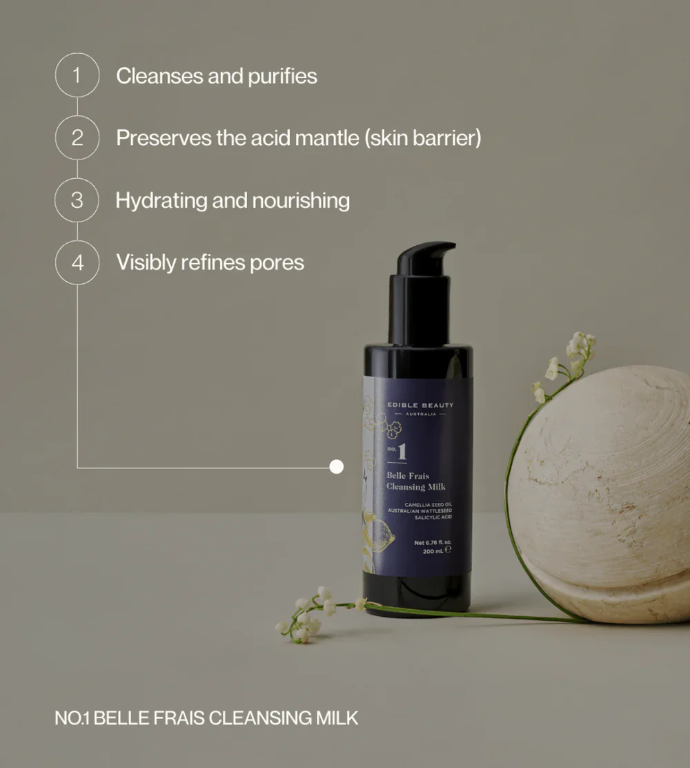 Edible Beauty No. 1 Belle Frais Cleansing Milk 200ml - Image 2