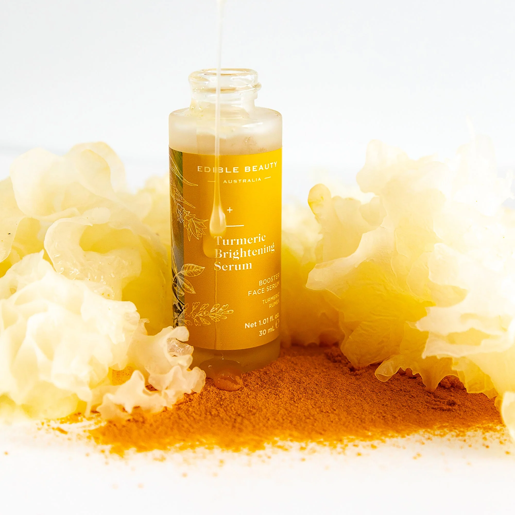 Edible Beauty Turmeric Brightening Serum 30ml - Image 2
