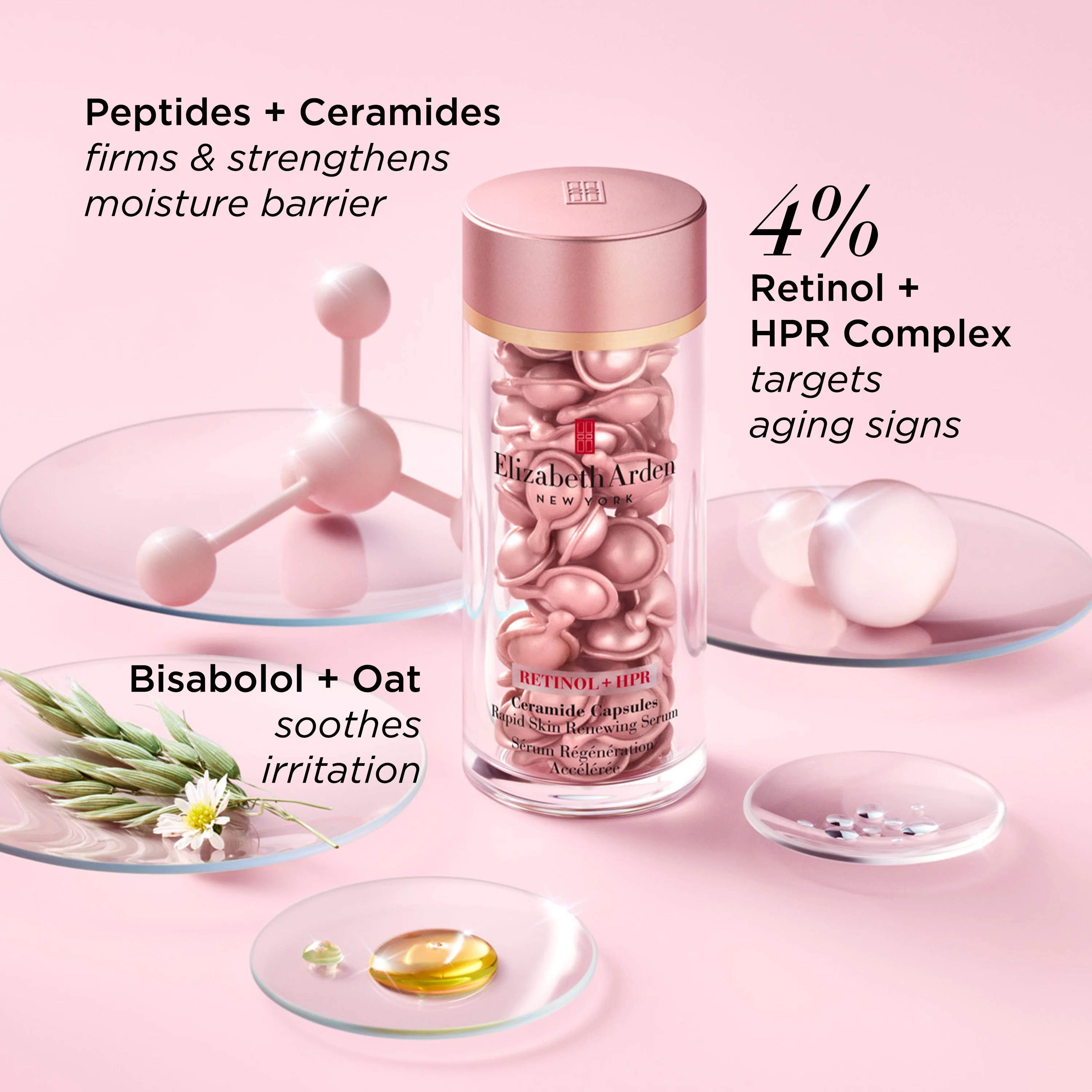 Elizabeth Arden Retinol + HPR Ceramide Capsules Rapid Skin Renewing Serum 90 Piece - Image 7