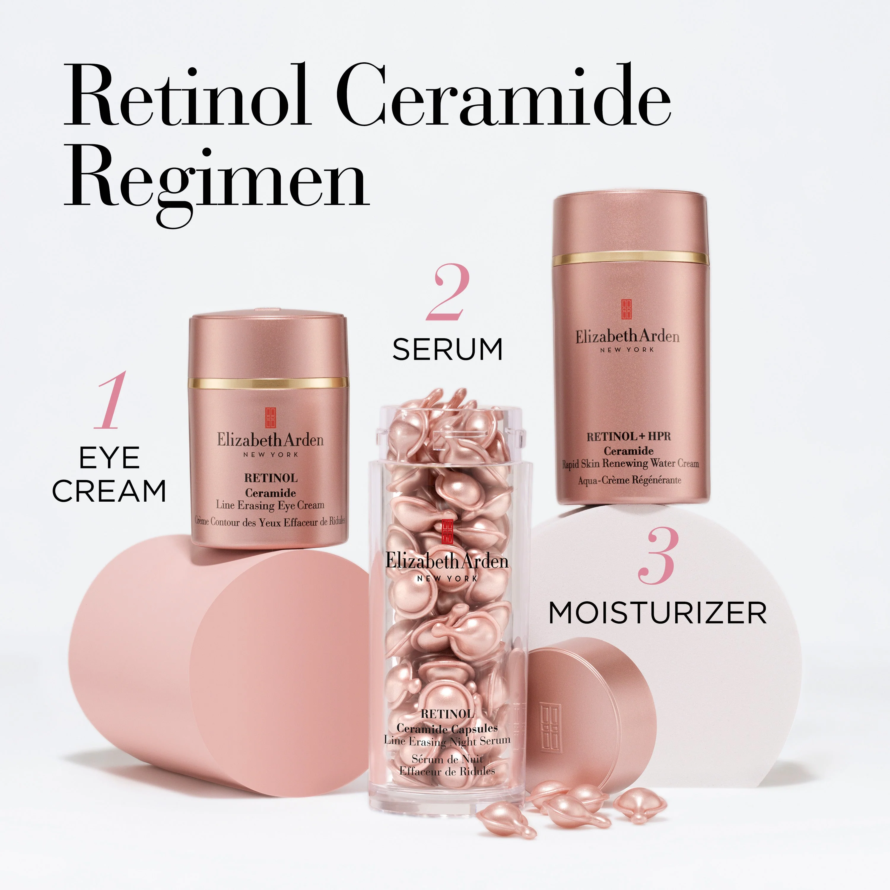 Elizabeth Arden Retinol + HPR Ceramide Rapid Skin Renewing Water Cream 50ml - Image 12
