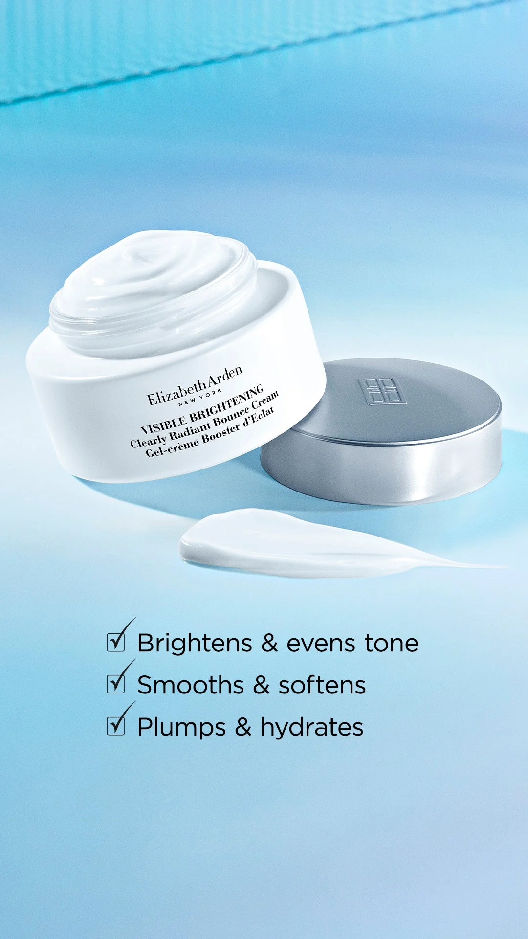 Elizabeth Arden Visible Brightening Clearly Radiant Bounce Cream 50ml - Image 9