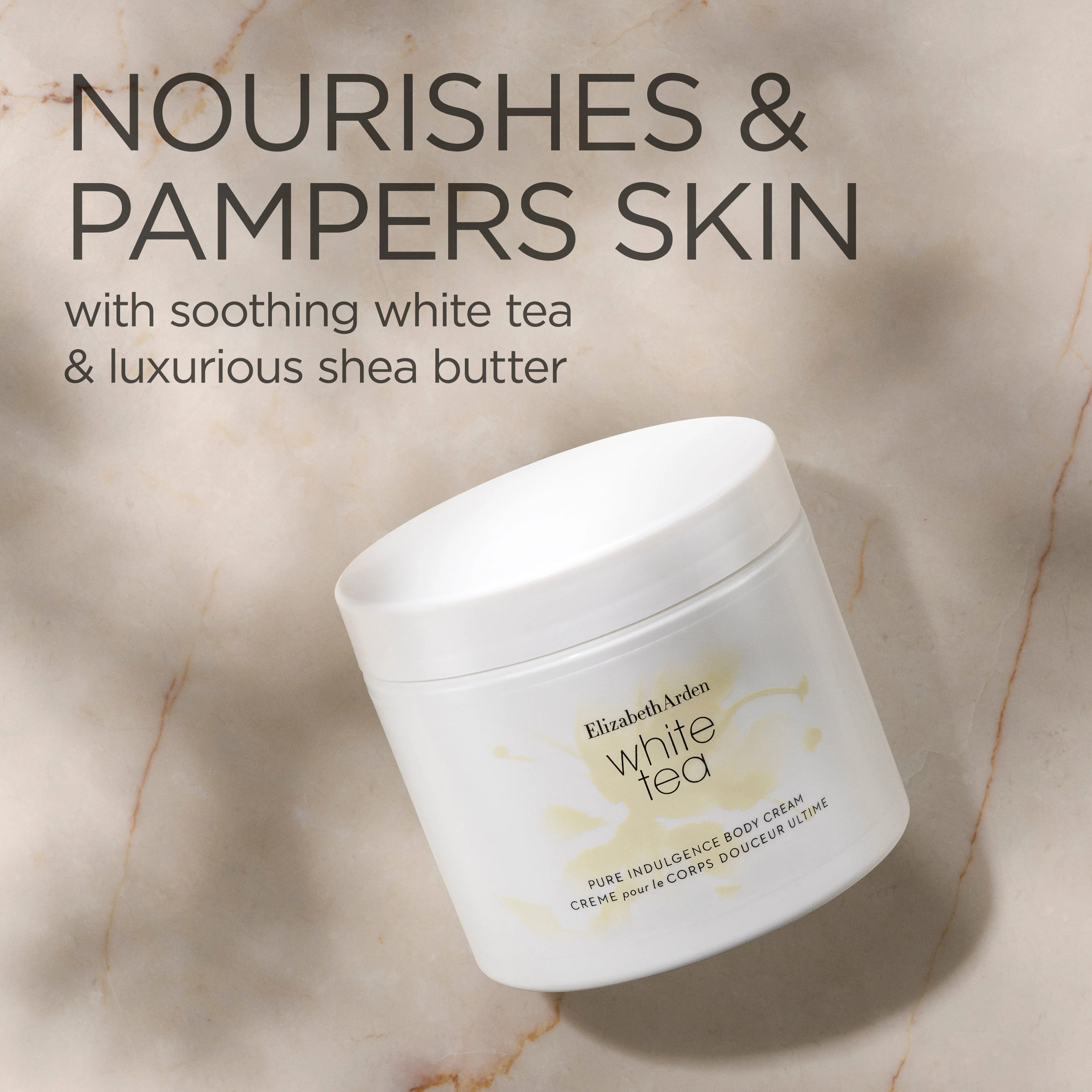 Elizabeth Arden White Tea Pure Indulgence Body Cream 400ml - Image 3