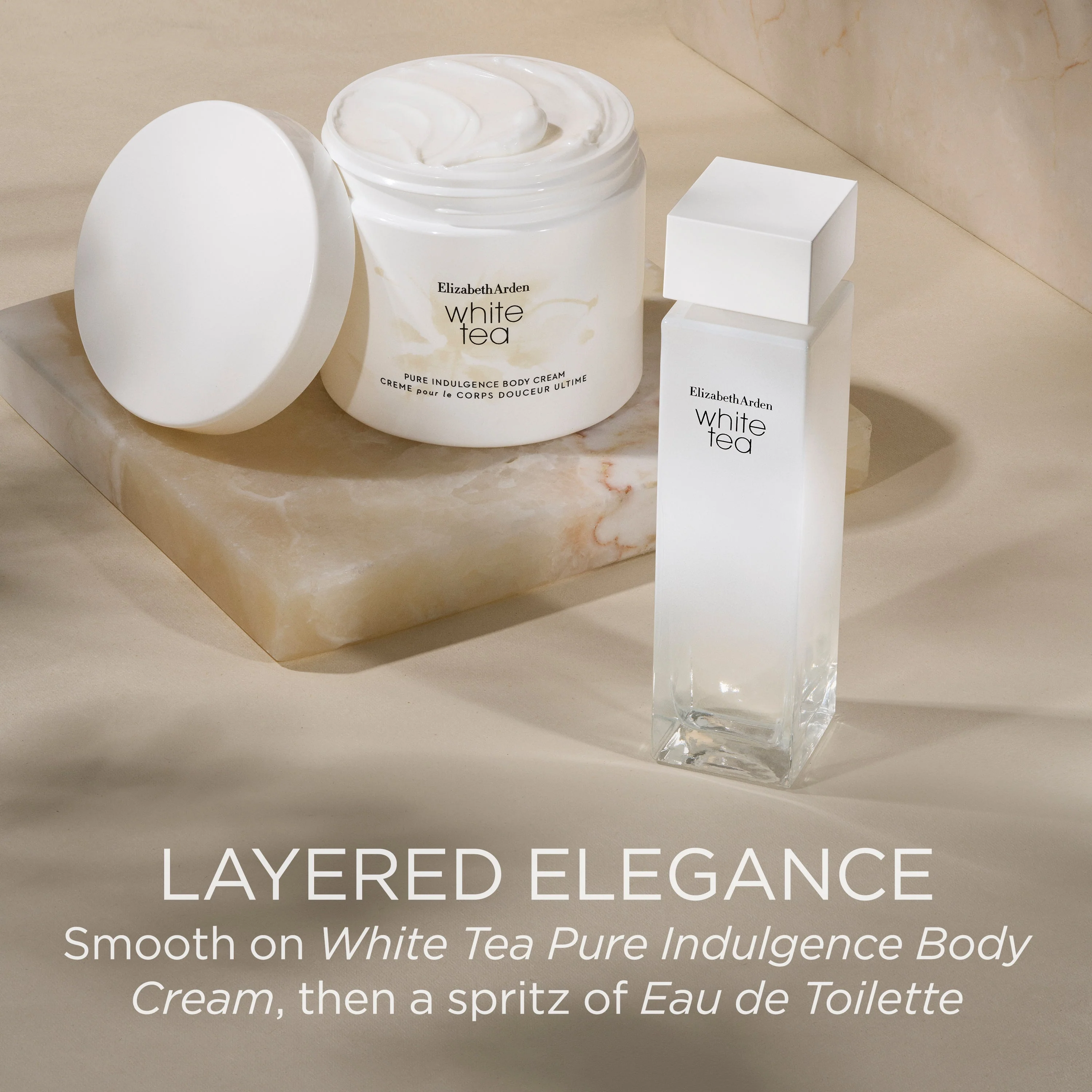 Elizabeth Arden White Tea Pure Indulgence Body Cream 400ml - Image 6